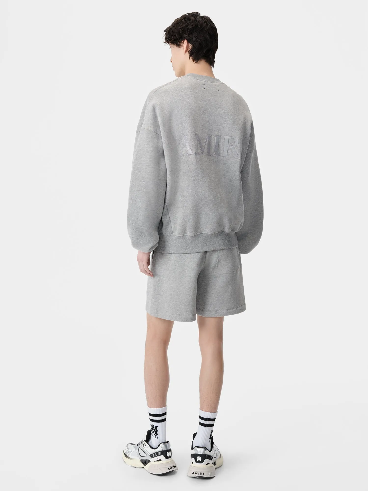 AMIRI EMBROIDERED SHORT - Grey sold by AMIRI product image thumbnail 4