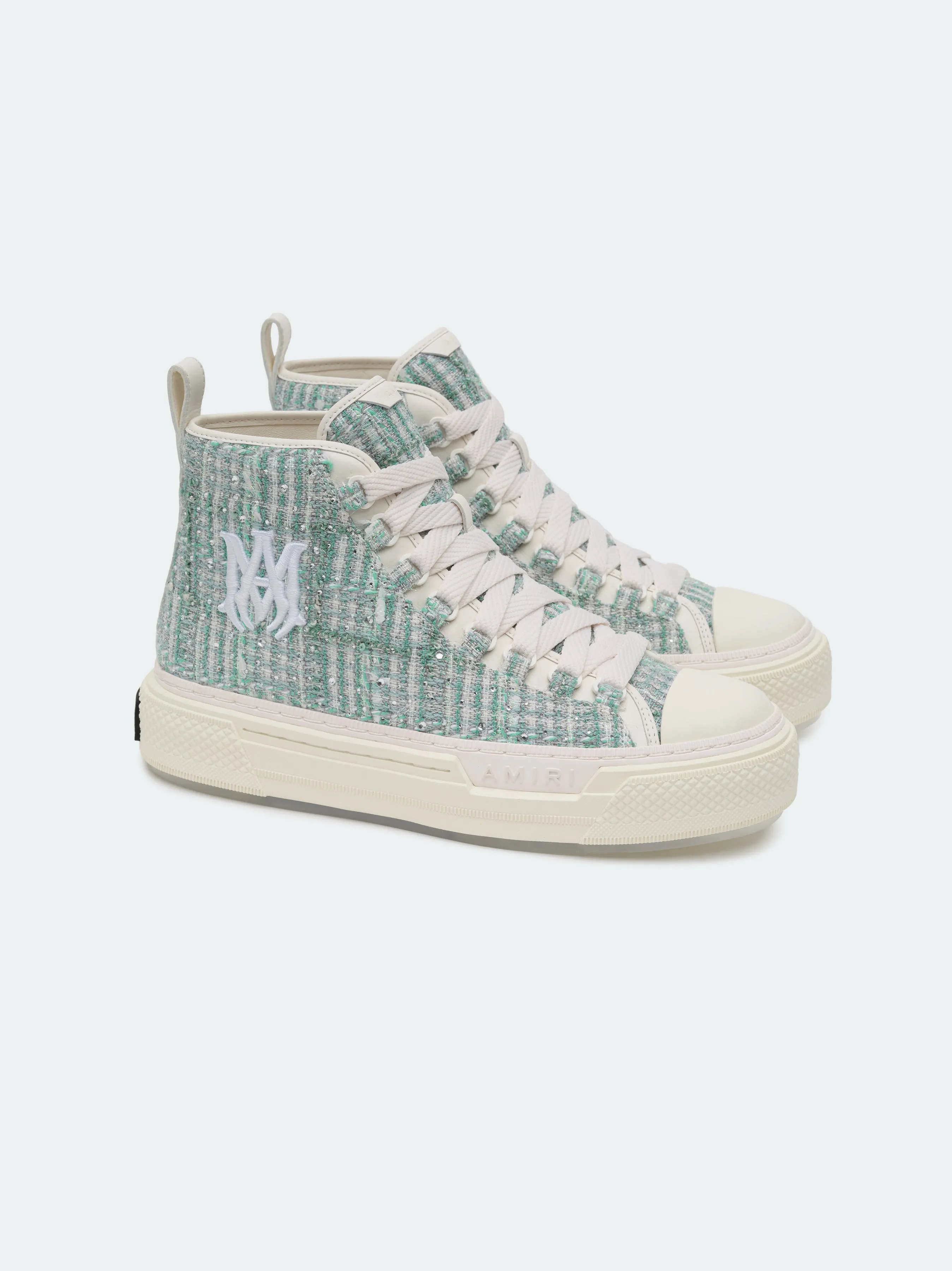 WOMEN - BOUCLE CRYSTAL MA COURT HI - Grey sold by AMIRI product image thumbnail 2
