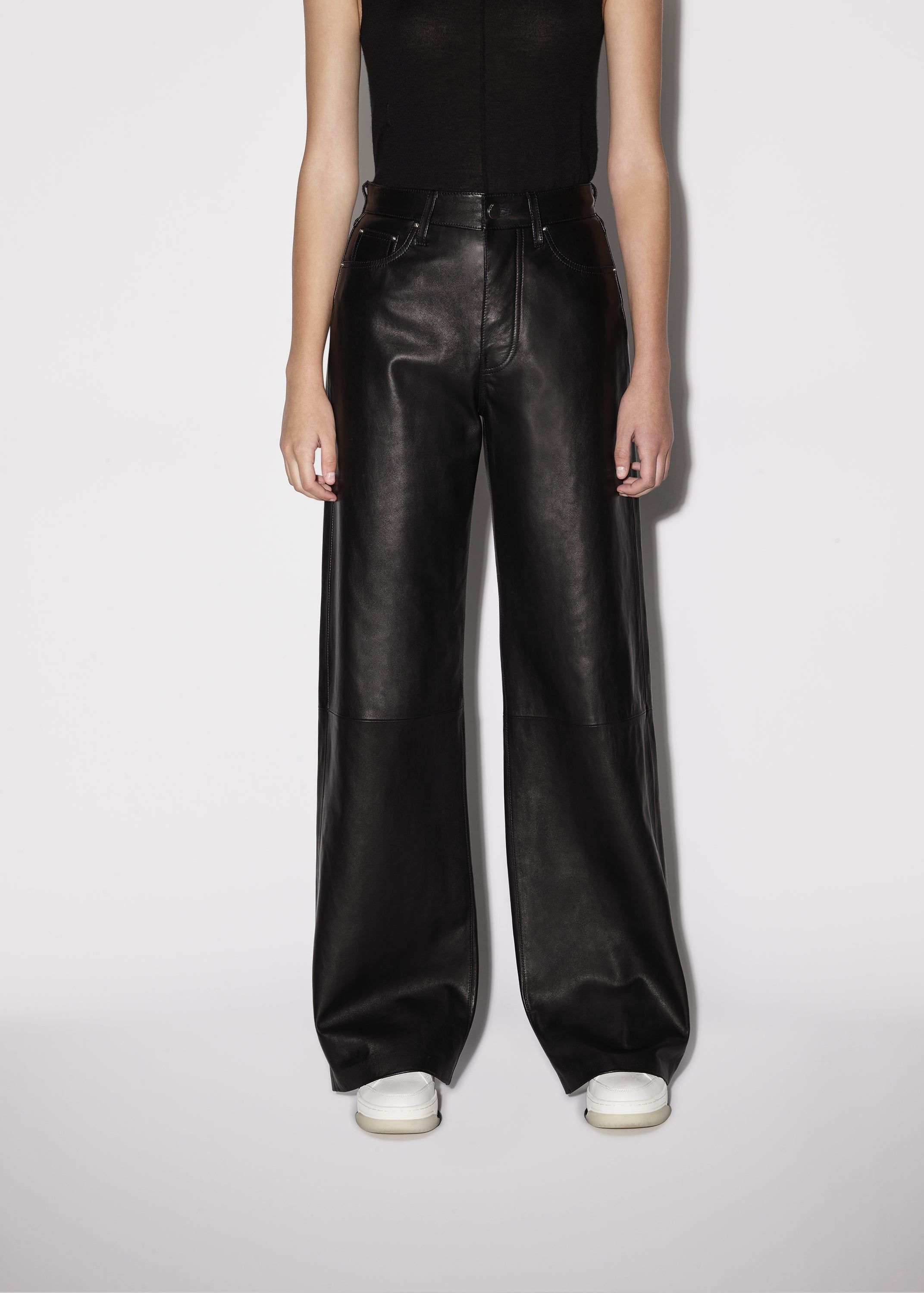 WOMEN - PLONGE 5 POCKET BAGGY PANTS - BLACK sold by AMIRI product image thumbnail 3