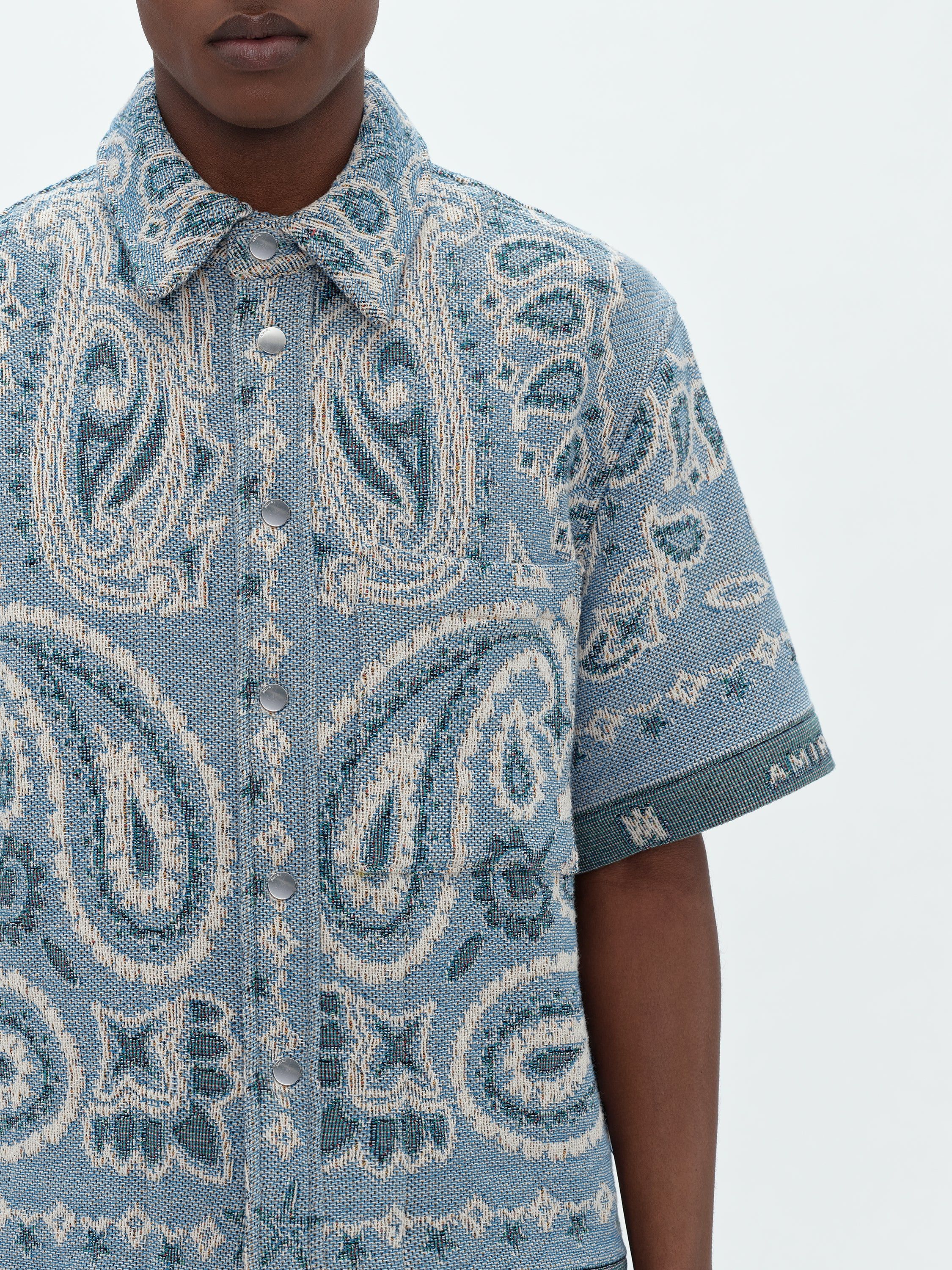 TAPESTRY BANDANA SHIRT - BLUE sold by AMIRI product image thumbnail 5