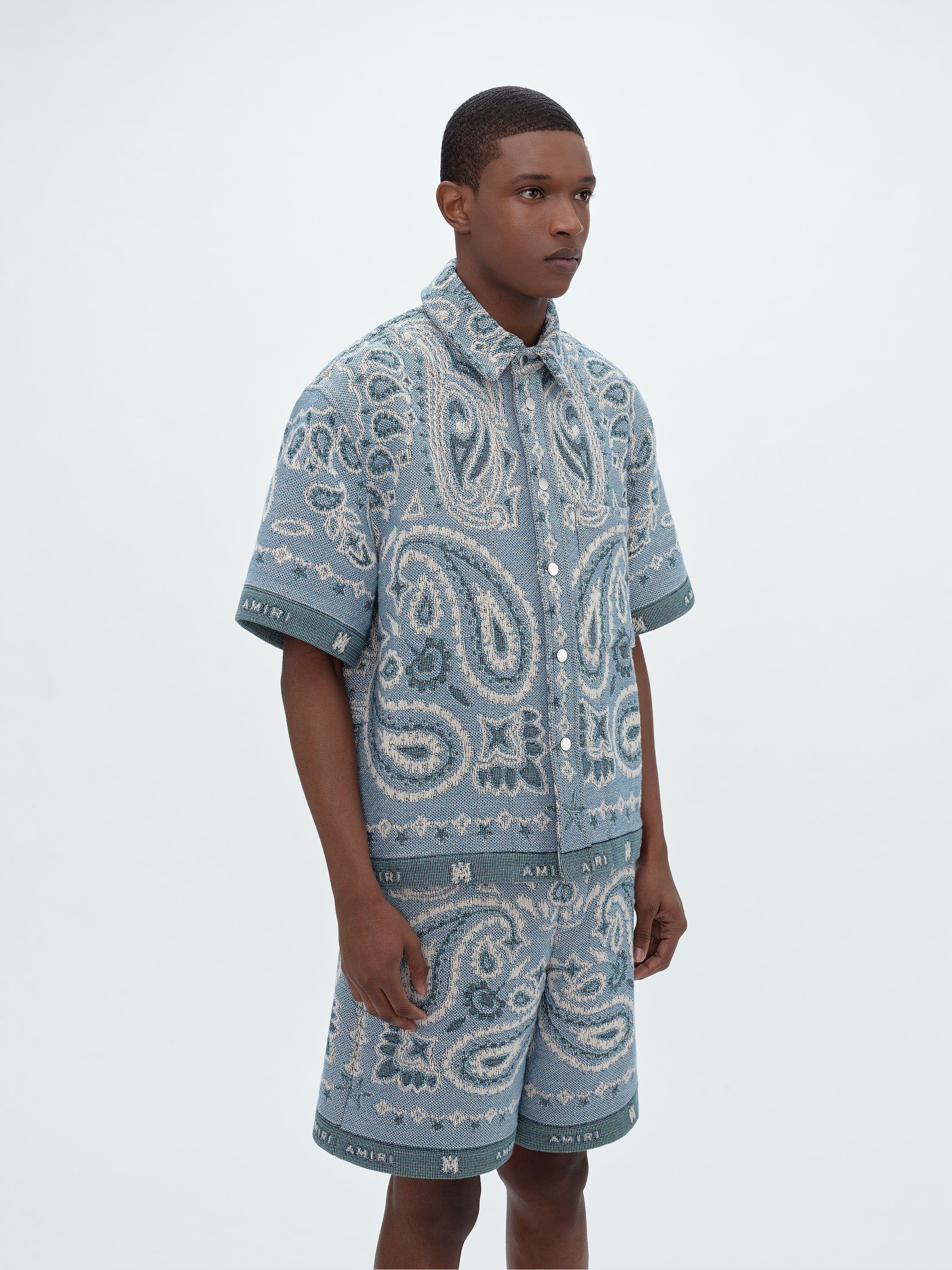 TAPESTRY BANDANA SHIRT - BLUE sold by AMIRI product image thumbnail 3