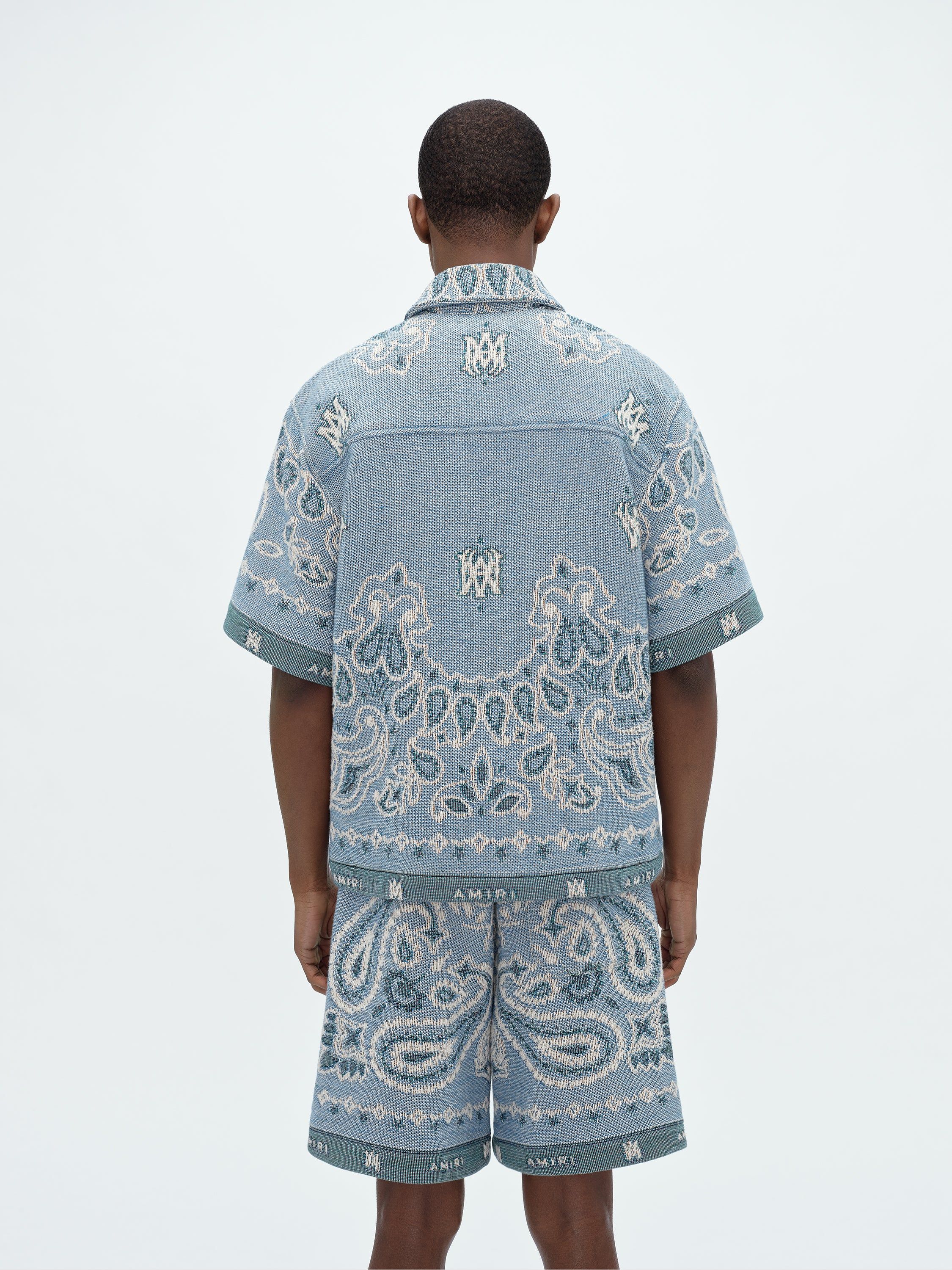 TAPESTRY BANDANA SHIRT - BLUE sold by AMIRI product image thumbnail 4