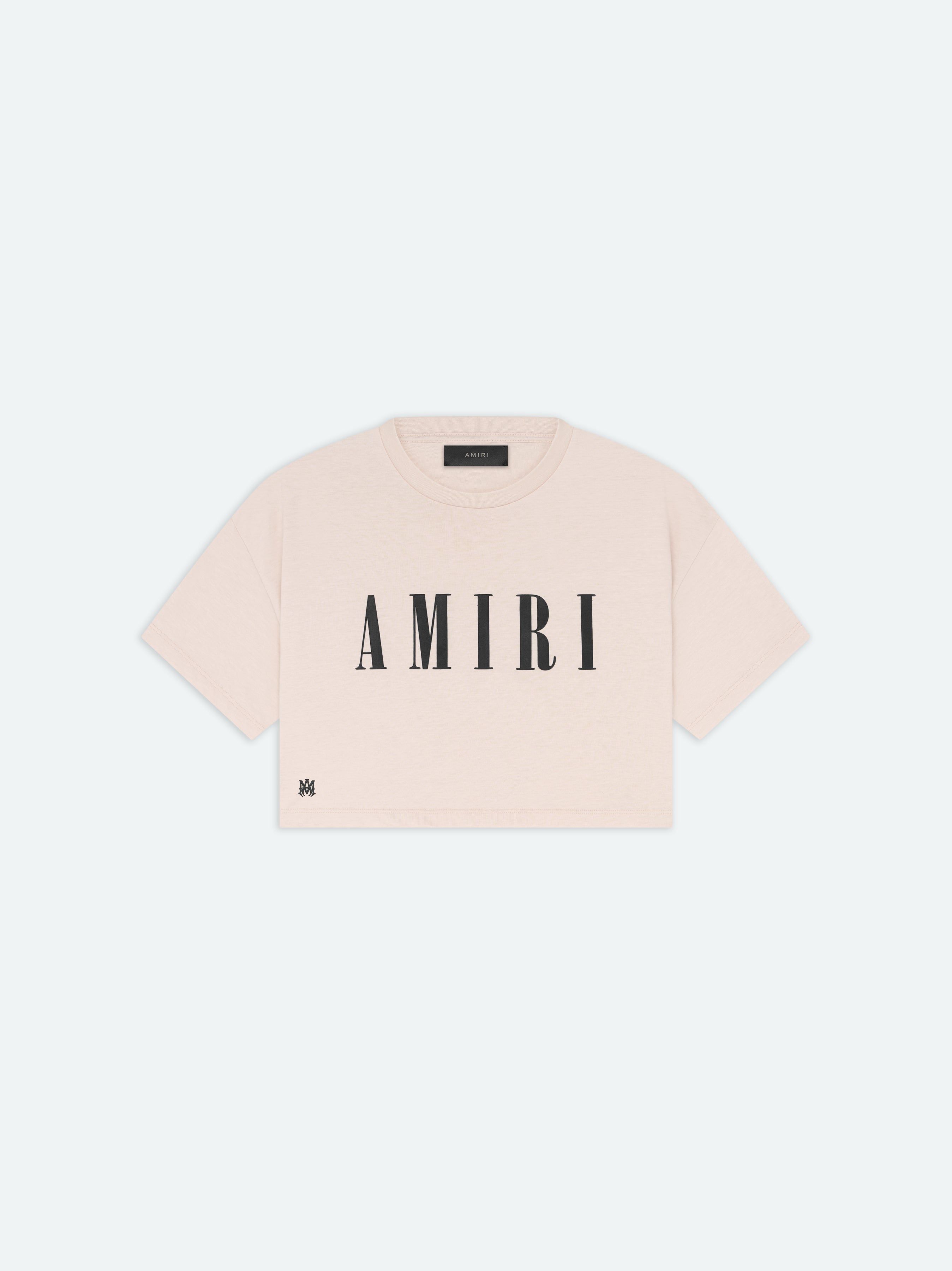 WOMEN - AMIRI CORE LOGO TEE - Cream Tan sold by AMIRI