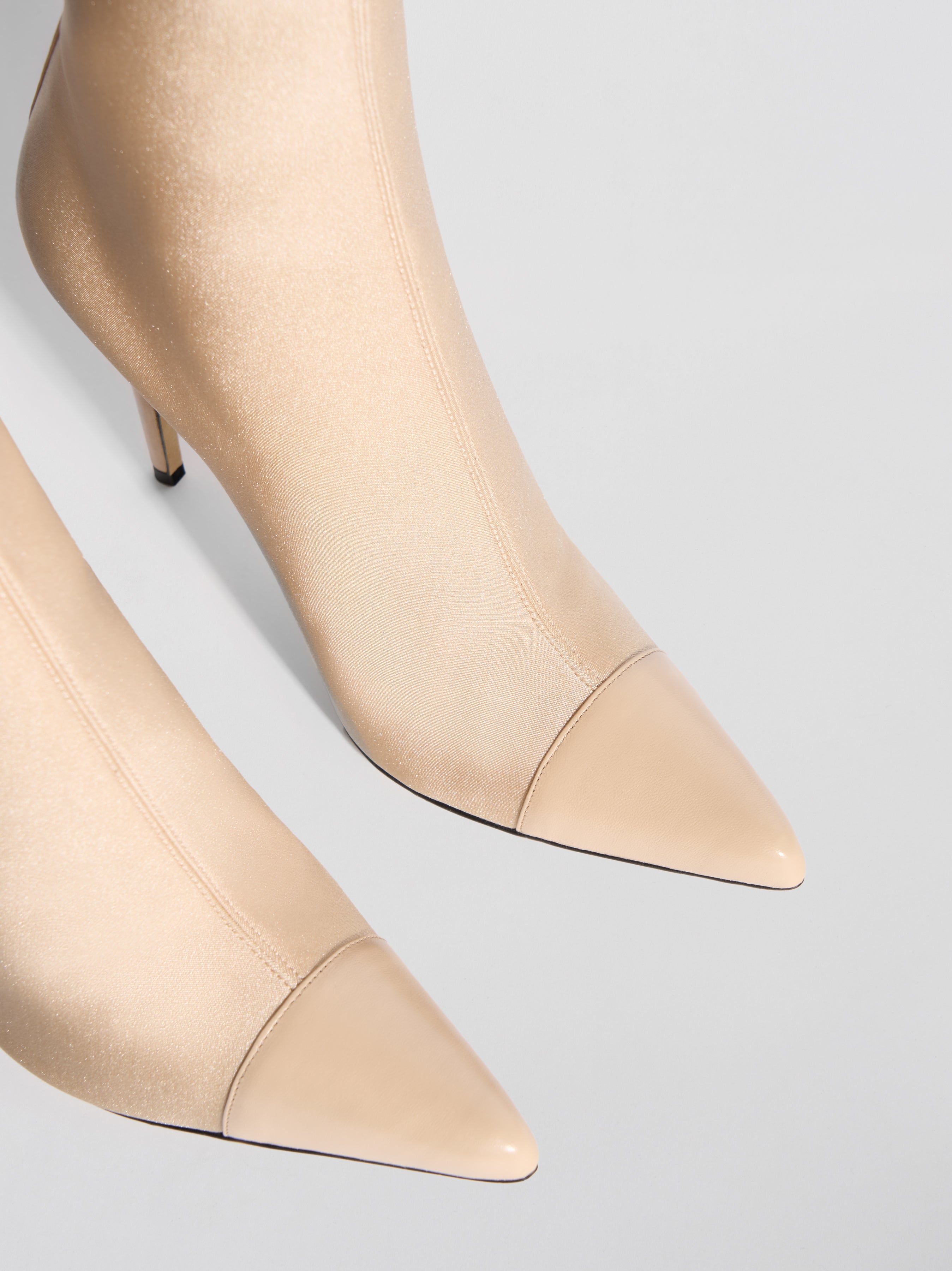 WOMEN - POINTED TOE HEEL BOOTIE - ECRU sold by AMIRI product image thumbnail 4