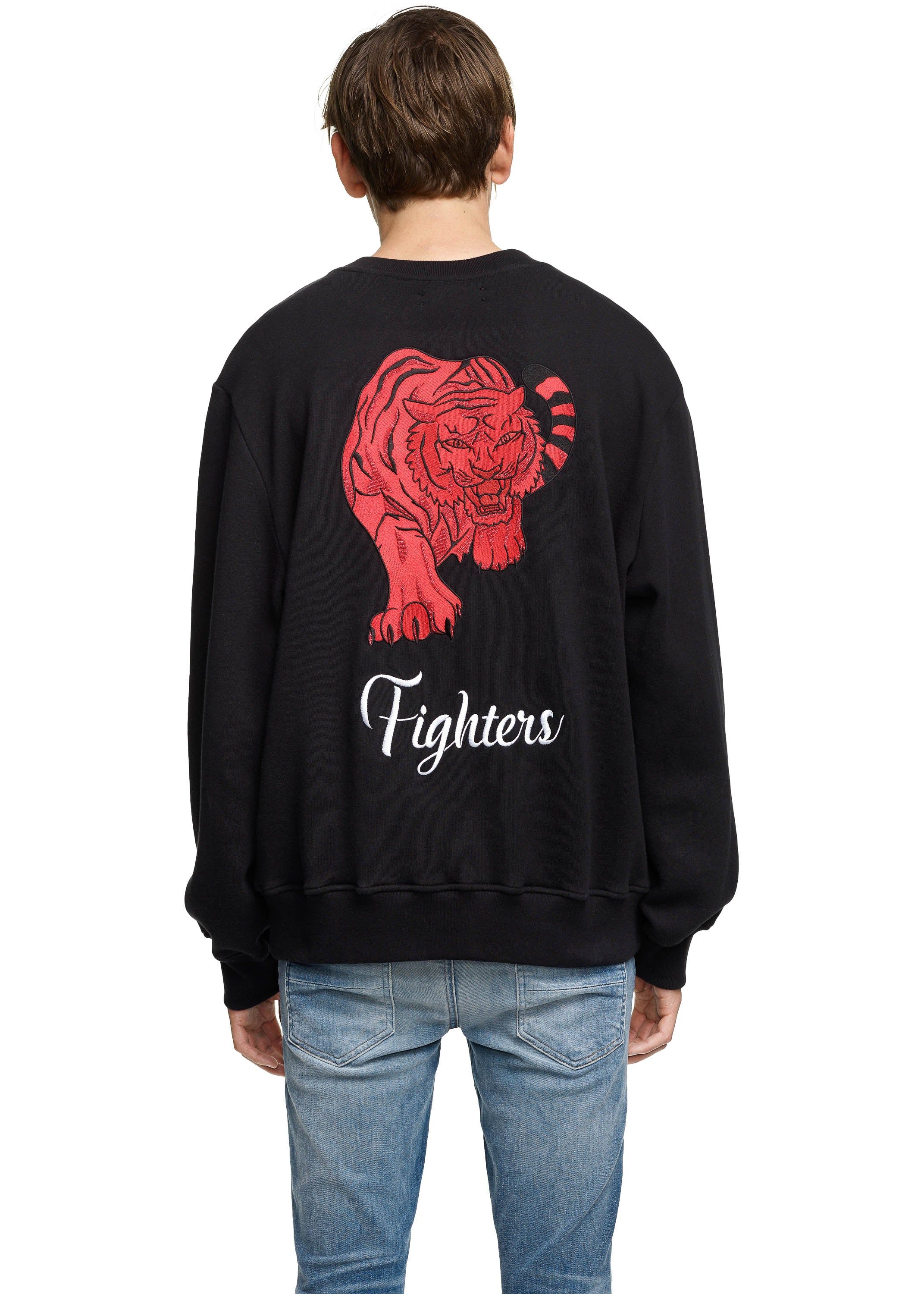 Fighters Embroidered Crew Black/Red sold by AMIRI product image thumbnail 4