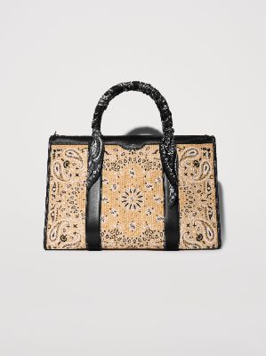 RAFIA WEEKENDER BANDANA - BLACK sold by AMIRI