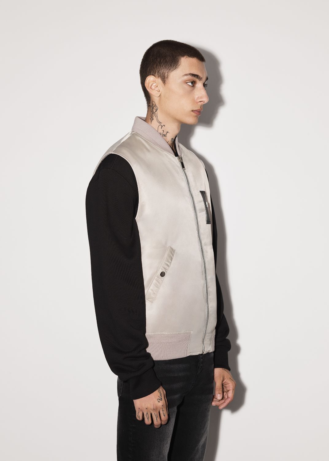 SLEEVELESS BOMBER VEST - SAND sold by AMIRI product image thumbnail 4