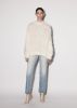 WOMEN - FEATHER CREW - ALABASTER sold by AMIRI