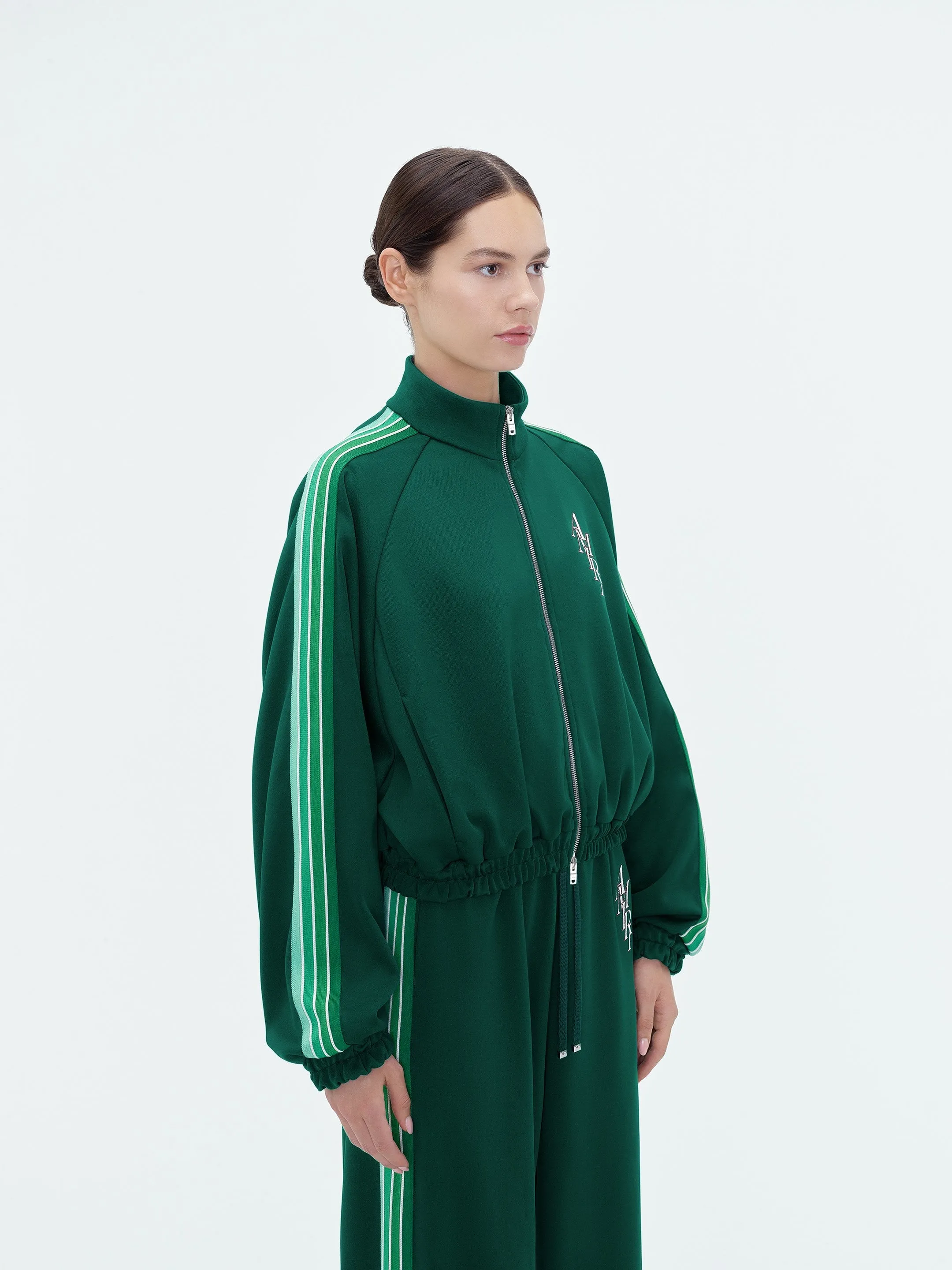 WOMEN - AMIRI STACK TRACK JACKET - Rain Forest sold by AMIRI product image thumbnail 4