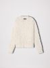WOMEN - FEATHER CREW - ALABASTER sold by AMIRI