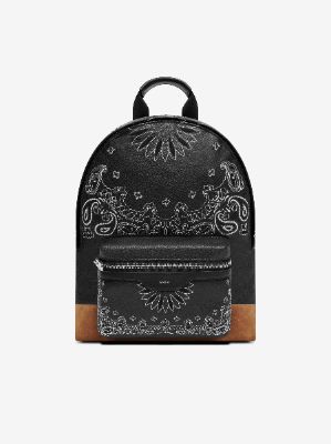 BANDANA CLASSIC BACKPACK - BLACK / COGNAC made by AMIRI