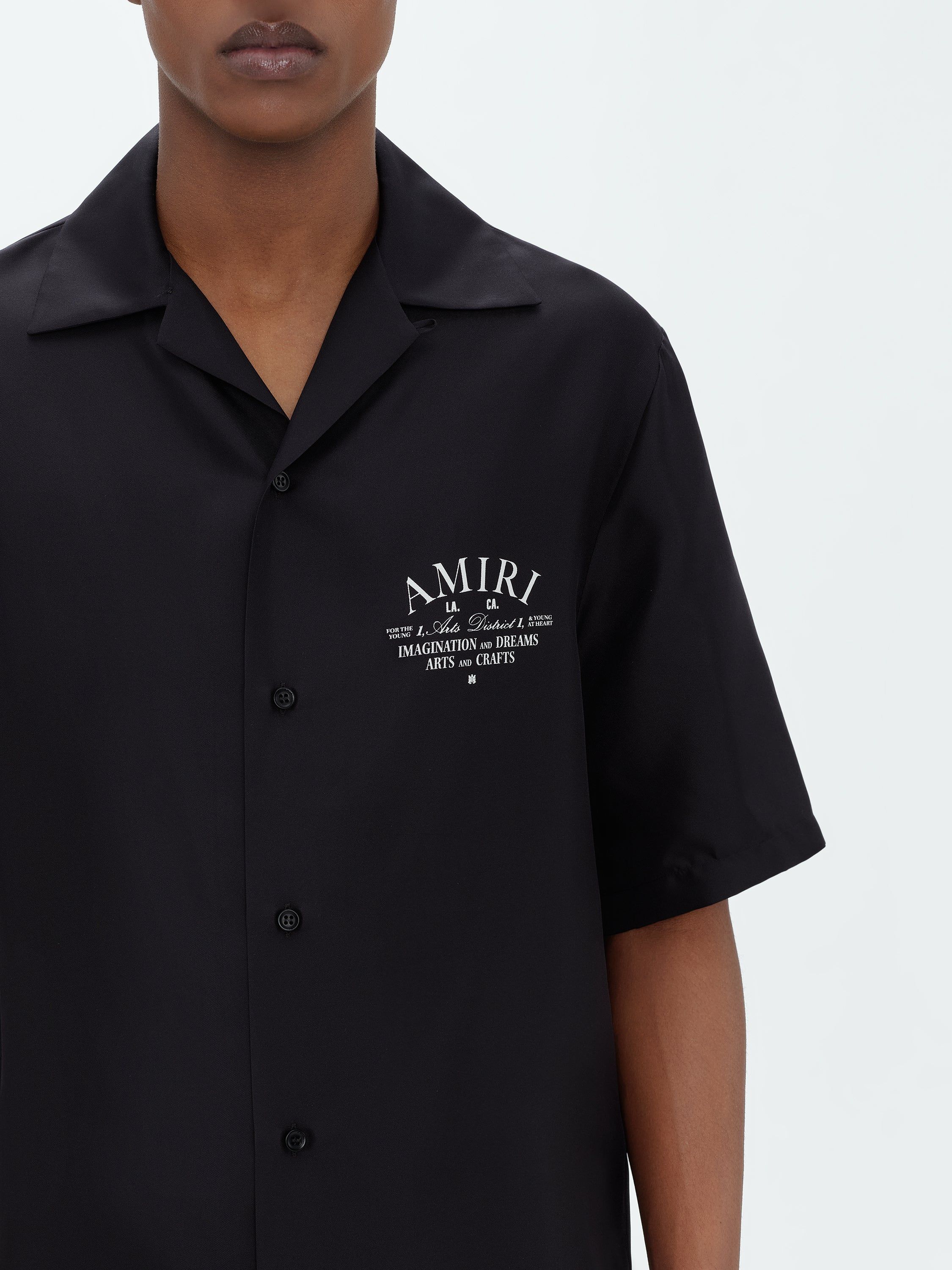 AMIRI ARTS DISTRICT SILK SHIRT - BLACK sold by AMIRI product image thumbnail 5