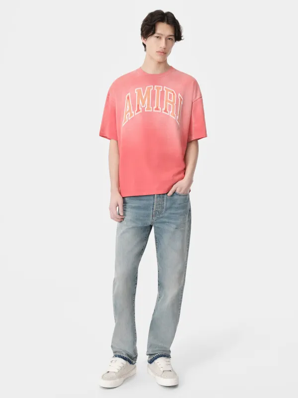 AMIRI VINTAGE OVERSIZED TEE - Cranberry sold by AMIRI