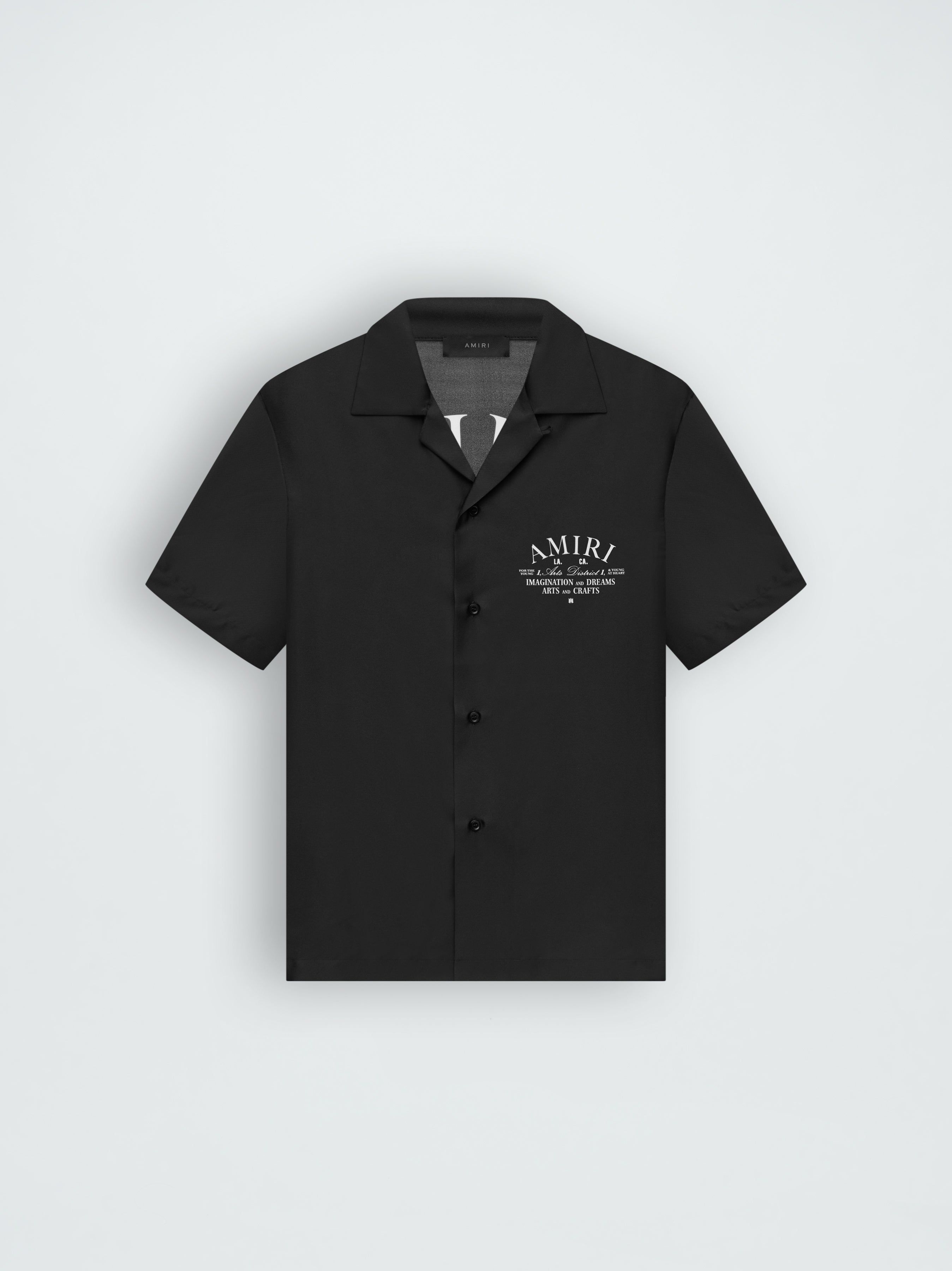 AMIRI ARTS DISTRICT SILK SHIRT - BLACK sold by AMIRI