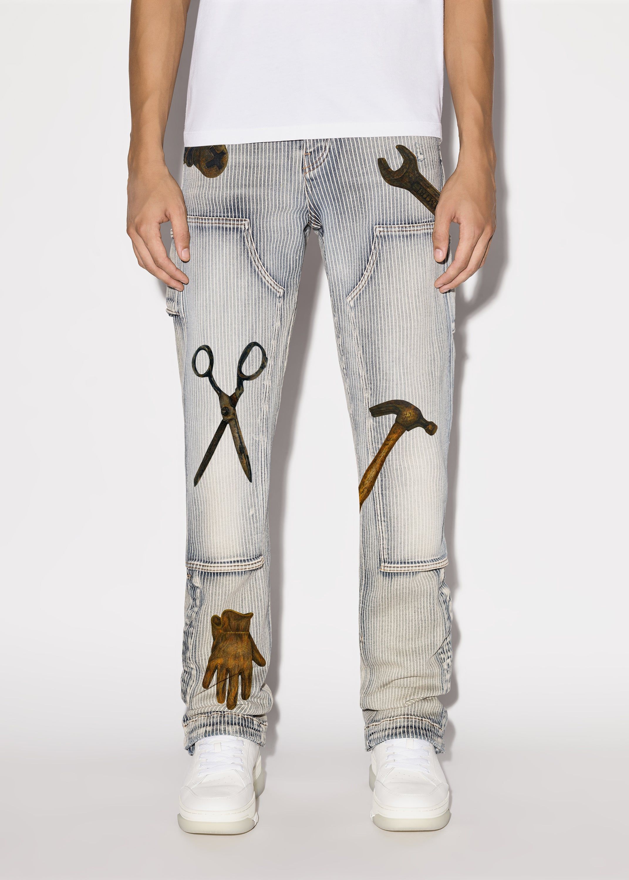 RHEE STUDIO CARPENTER PANT - MULTI sold by AMIRI product image thumbnail 2