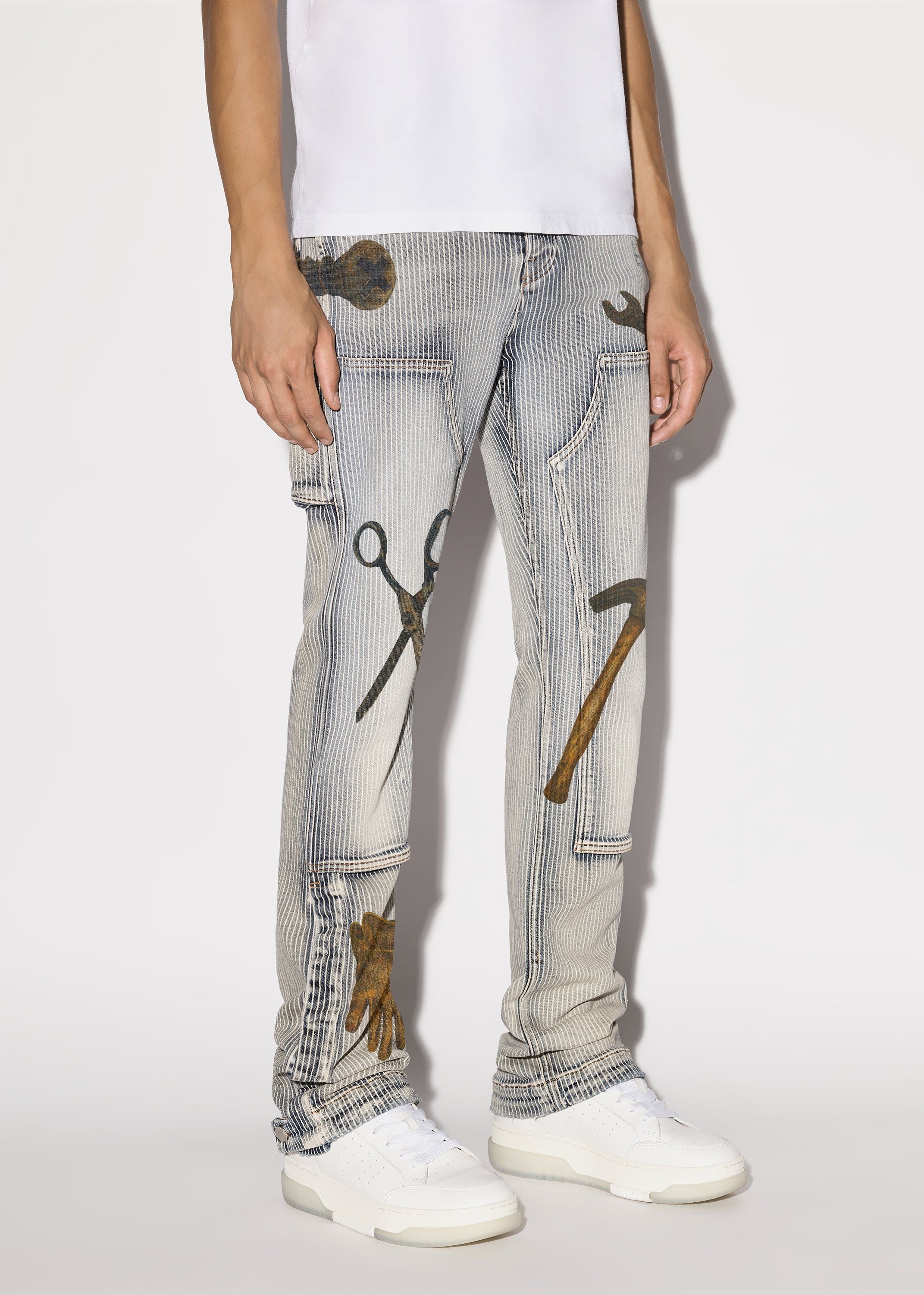 RHEE STUDIO CARPENTER PANT - MULTI sold by AMIRI product image thumbnail 3