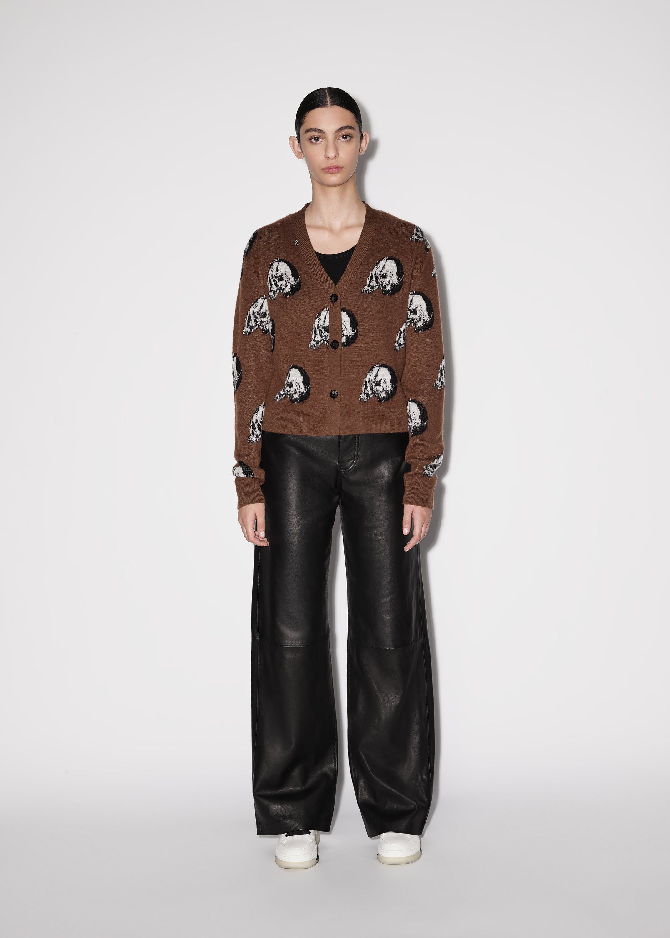 WOMEN - WES LANG REPEAT SKULL CARDIGAN sold by AMIRI product image thumbnail 2