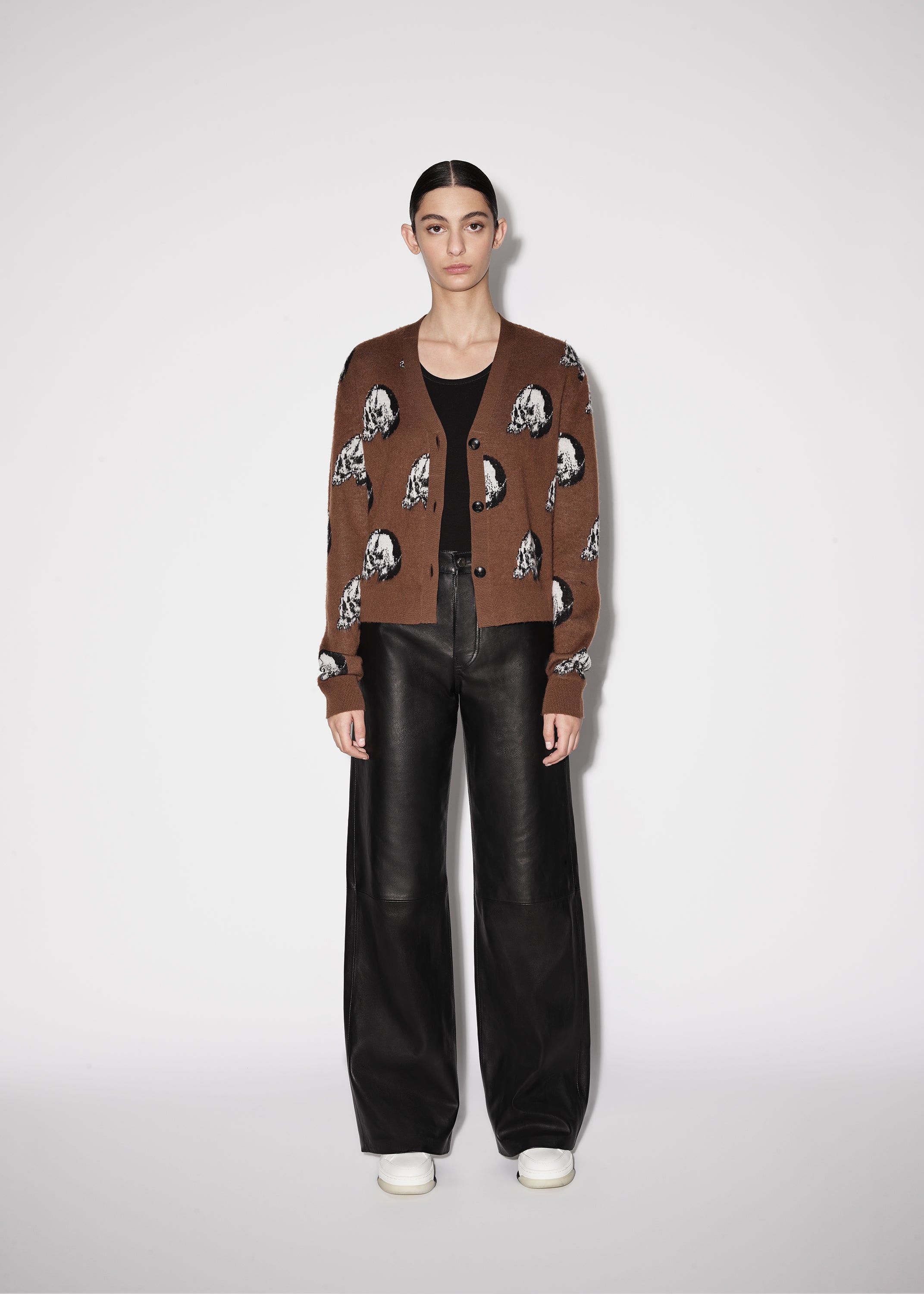 WOMEN - WES LANG REPEAT SKULL CARDIGAN sold by AMIRI product image thumbnail 3