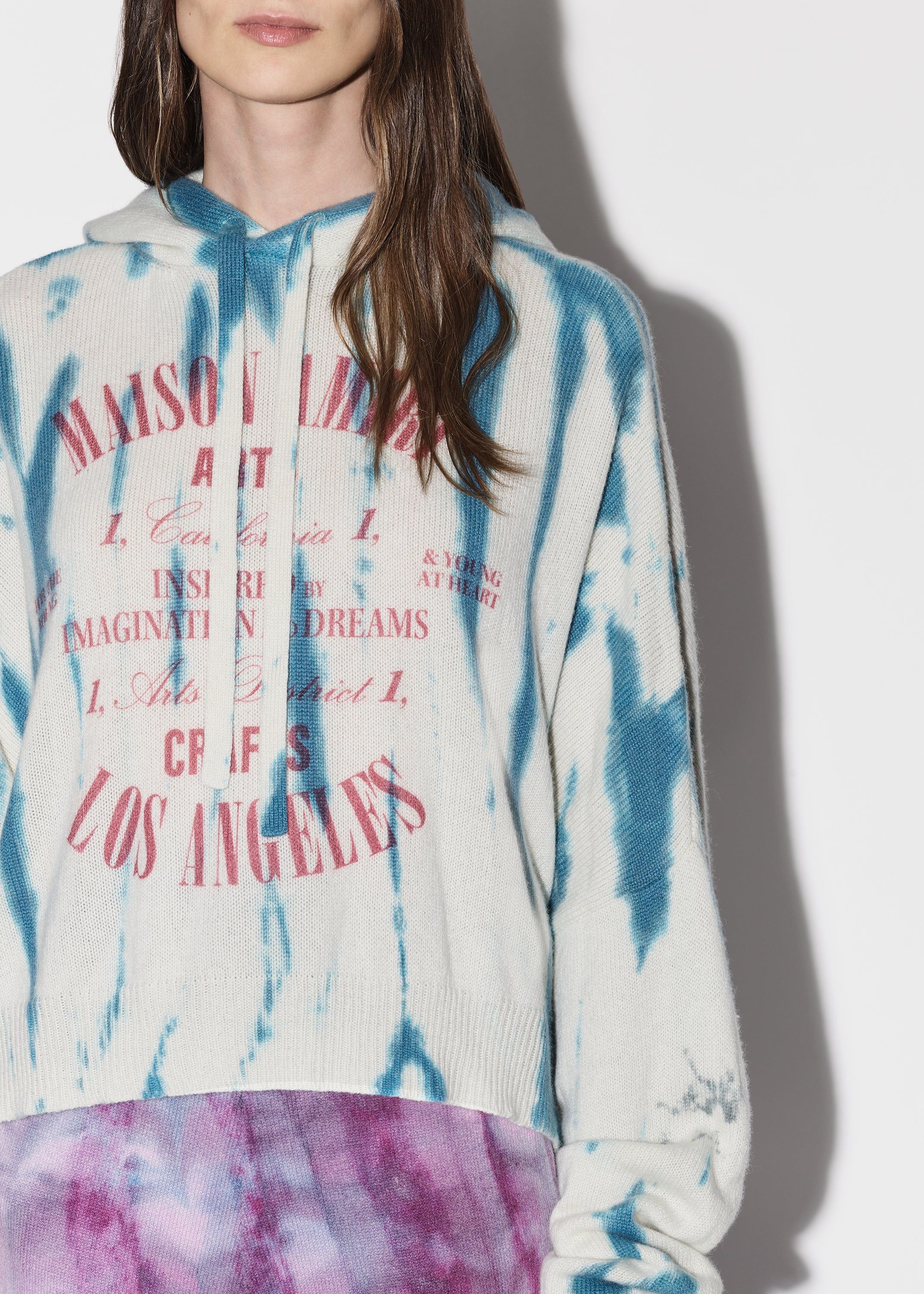 WOMEN - TIE DYE HOODIE - PURPLE sold by AMIRI