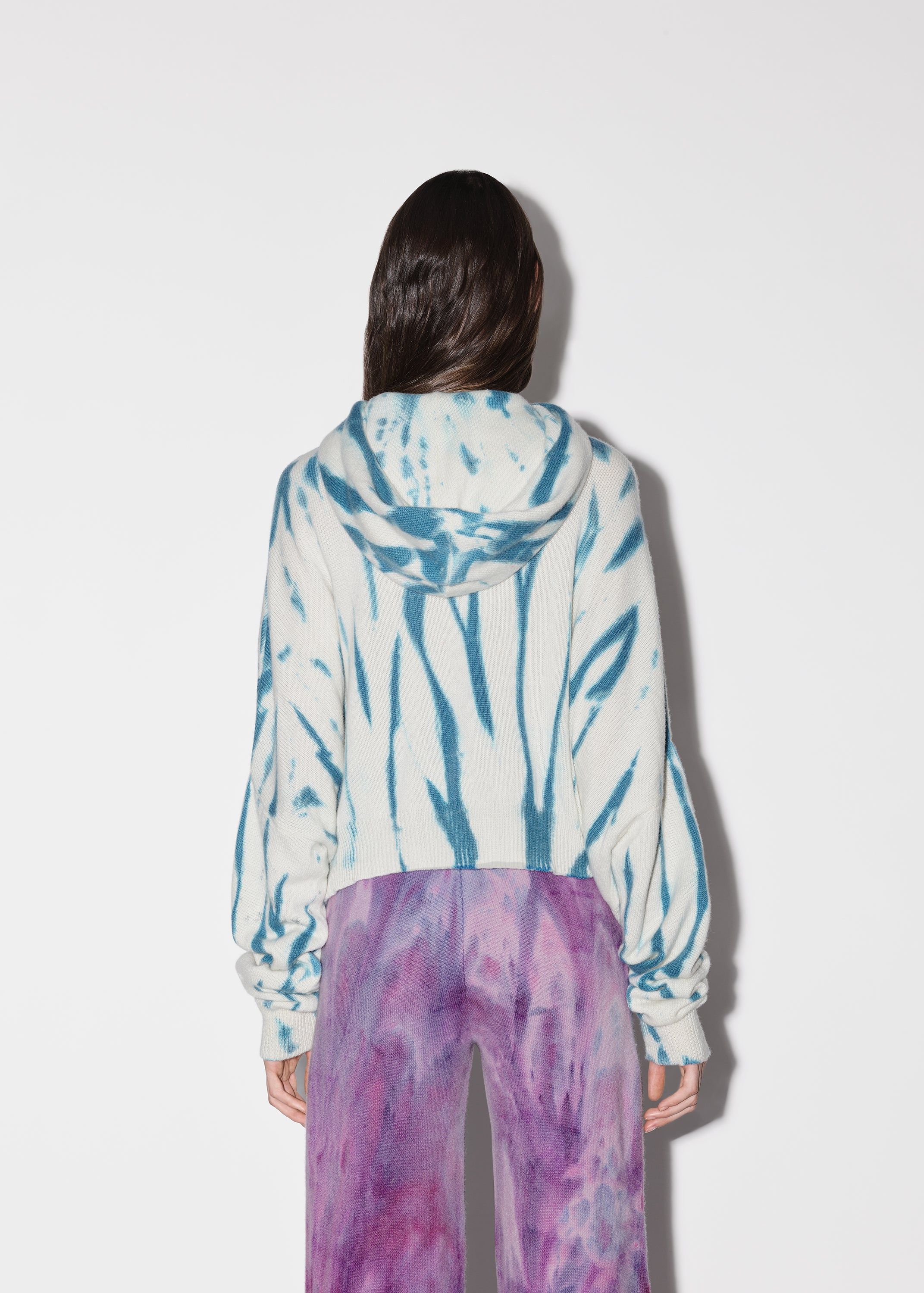 WOMEN - TIE DYE HOODIE - PURPLE sold by AMIRI product image thumbnail 5