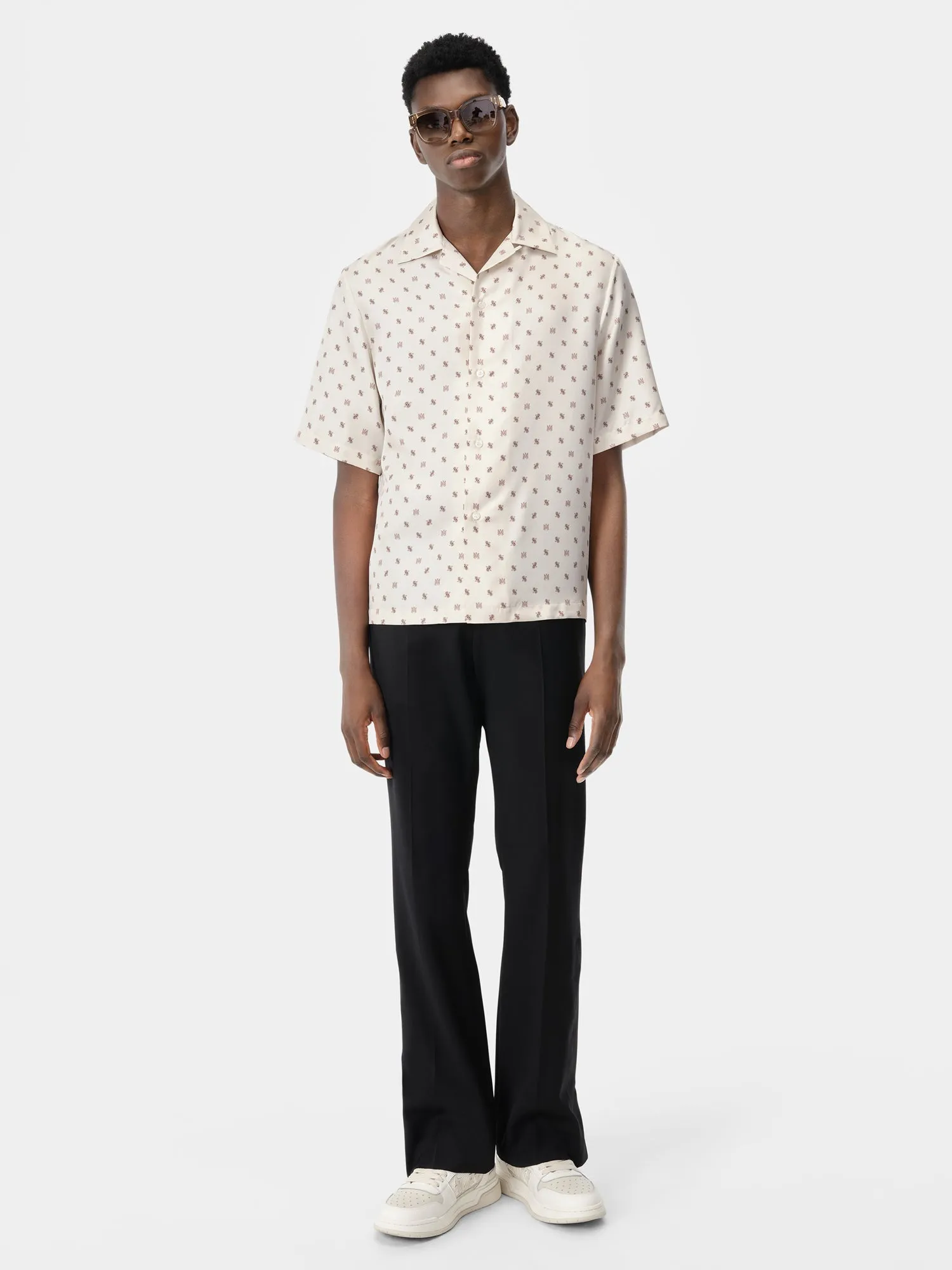 MA PAISLEY BOWLING SHIRT - Birch sold by AMIRI
