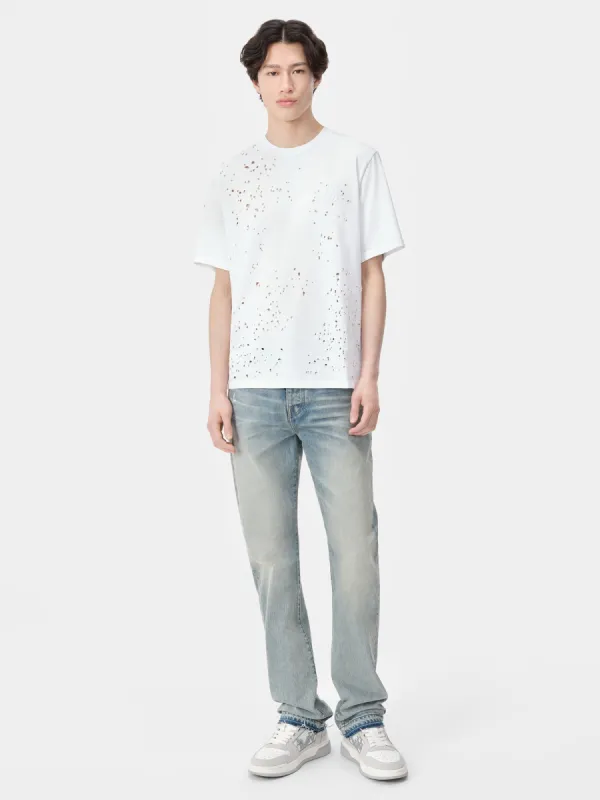 MA SHOTGUN EMBROIDERED TEE - White made by AMIRI