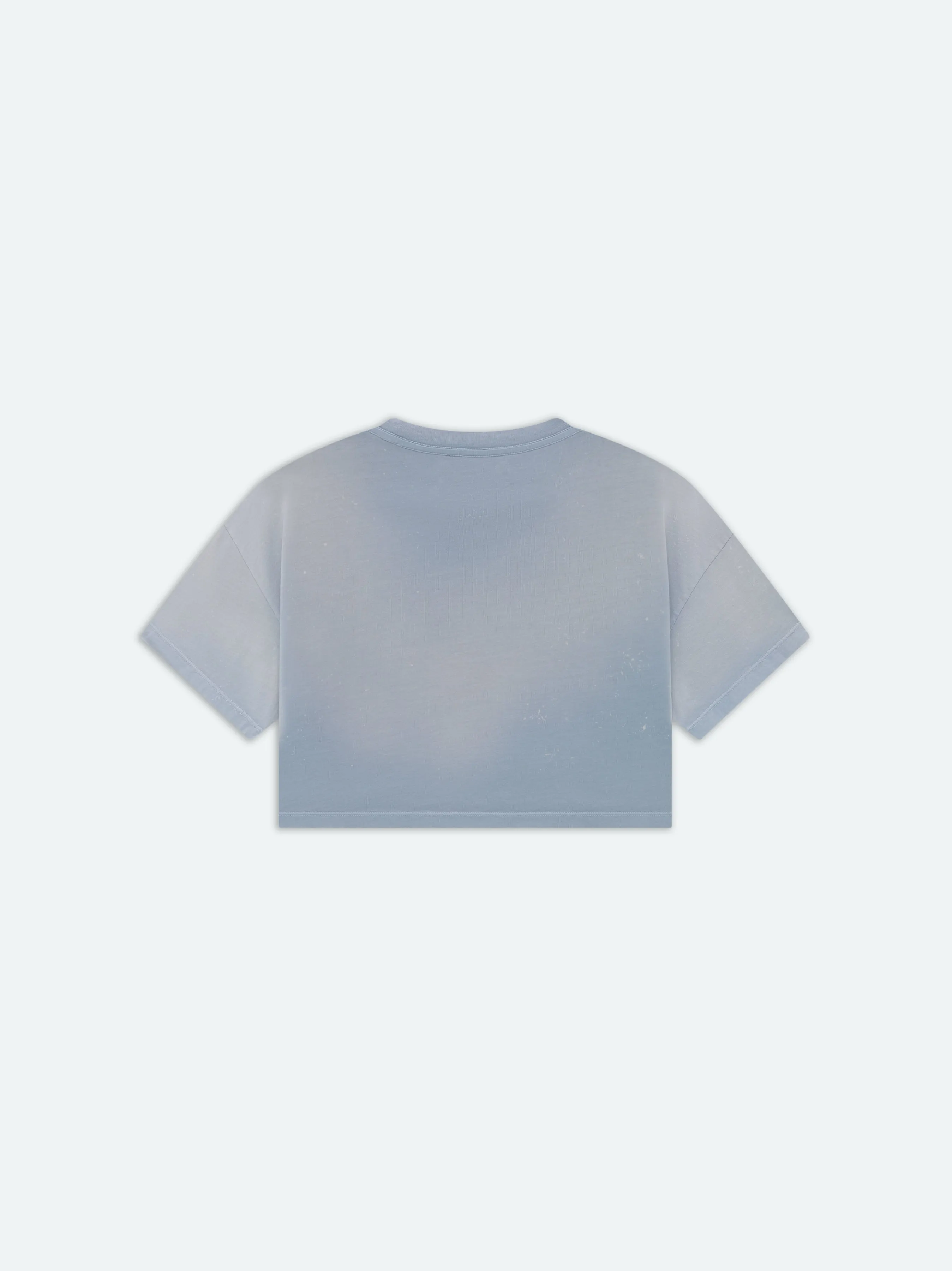 WOMEN - AMIRI FILIGREE CROPPED BOXY TEE - Ashley Blue sold by AMIRI product image thumbnail 2