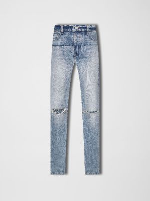 WOMEN - WIDE STRAIGHT - WORN MID INDIGO sold by AMIRI