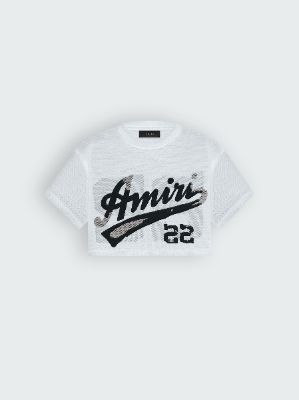 WOMEN - AMIRI 22 MESH TEE - WHITE sold by AMIRI