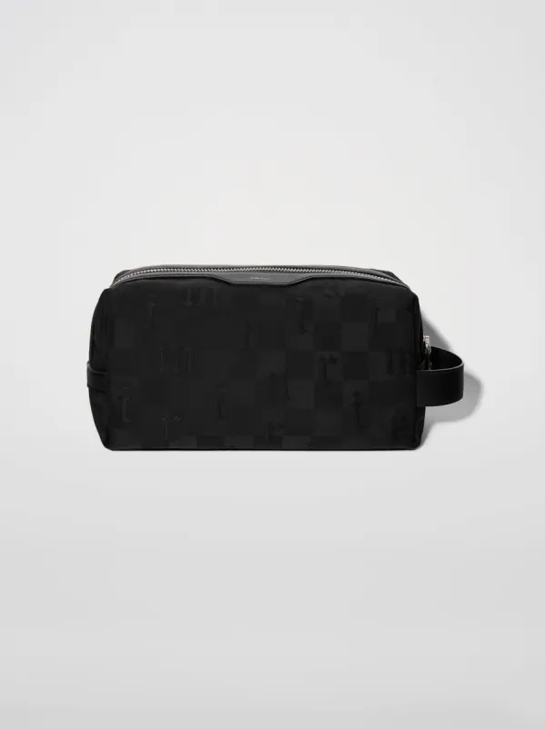 NYLON JACQUARD DOPP KIT - BLACK sold by AMIRI