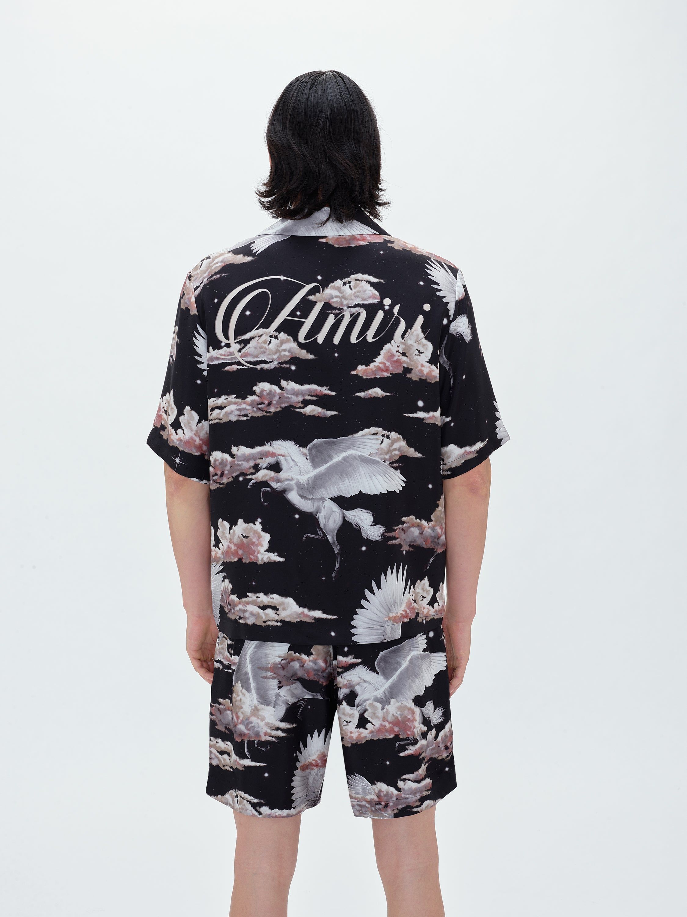 ALL OVER PEGASUS BOWLING SHIRT - BLACK sold by AMIRI product image thumbnail 4