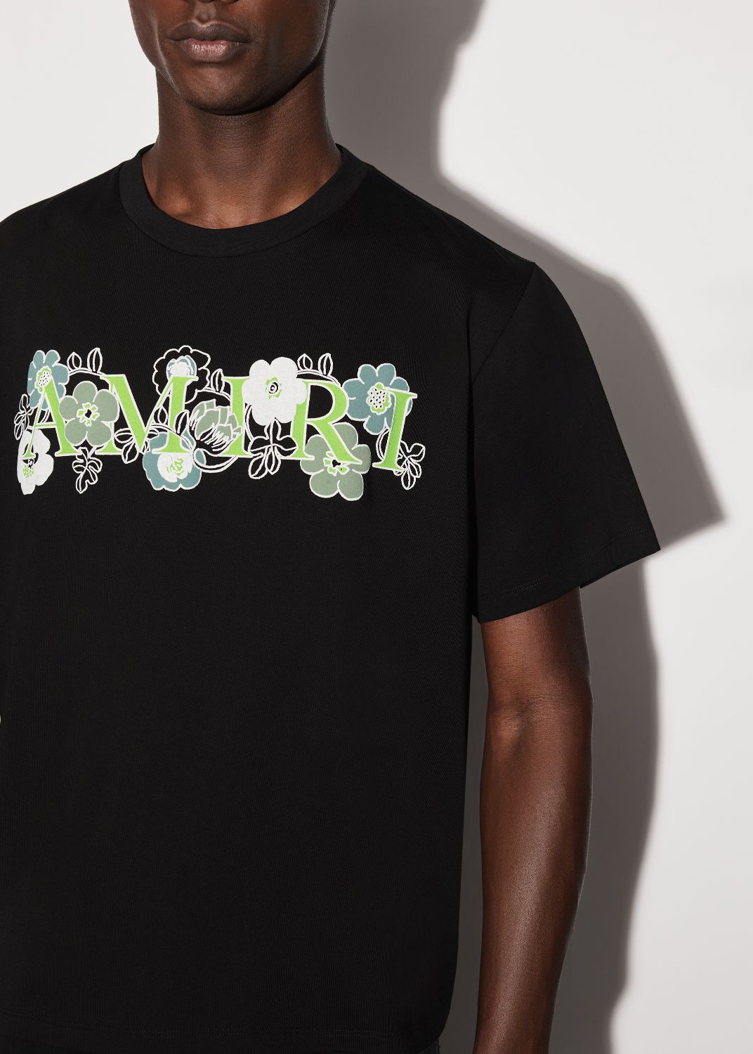 FLOWER AMIRI LOGO TEE - BLACK sold by AMIRI product image thumbnail 5