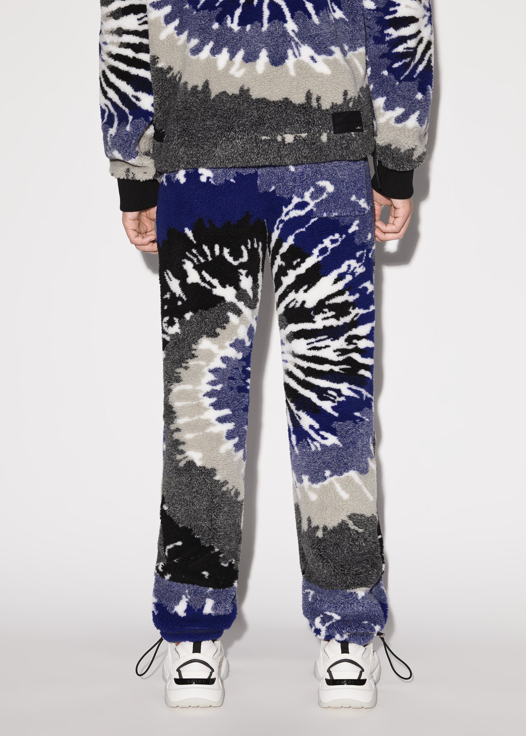 TIE DYE POLAR FLEECE PANTS - BLUE / BLACK sold by AMIRI product image thumbnail 4