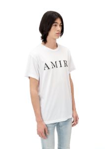 Large AMIRI Logo Tee - White sold by AMIRI