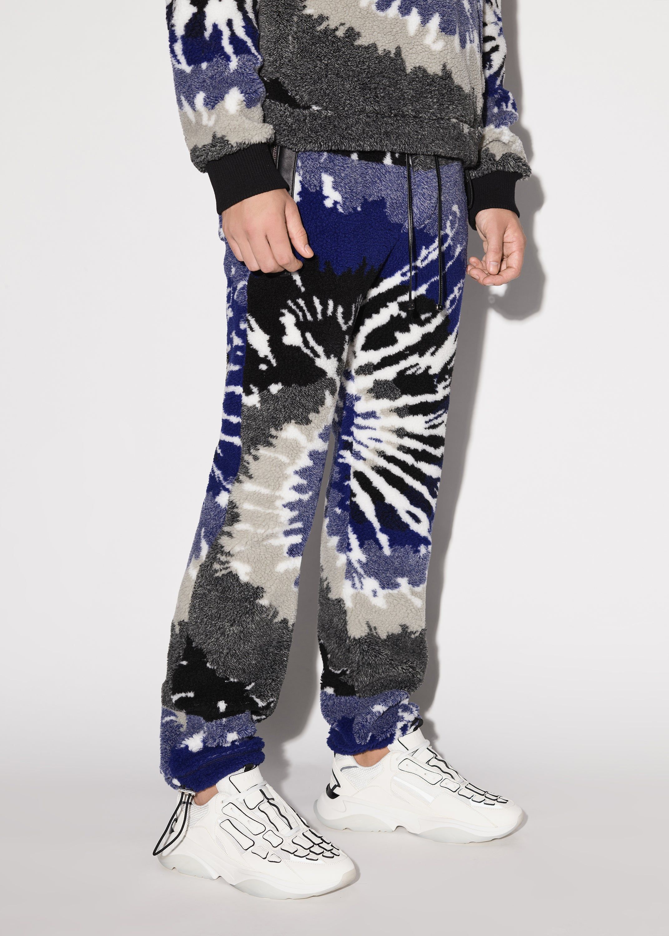 TIE DYE POLAR FLEECE PANTS - BLUE / BLACK sold by AMIRI product image thumbnail 3
