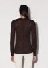 WOMEN - SLIM CREWNECK - BROWN sold by AMIRI