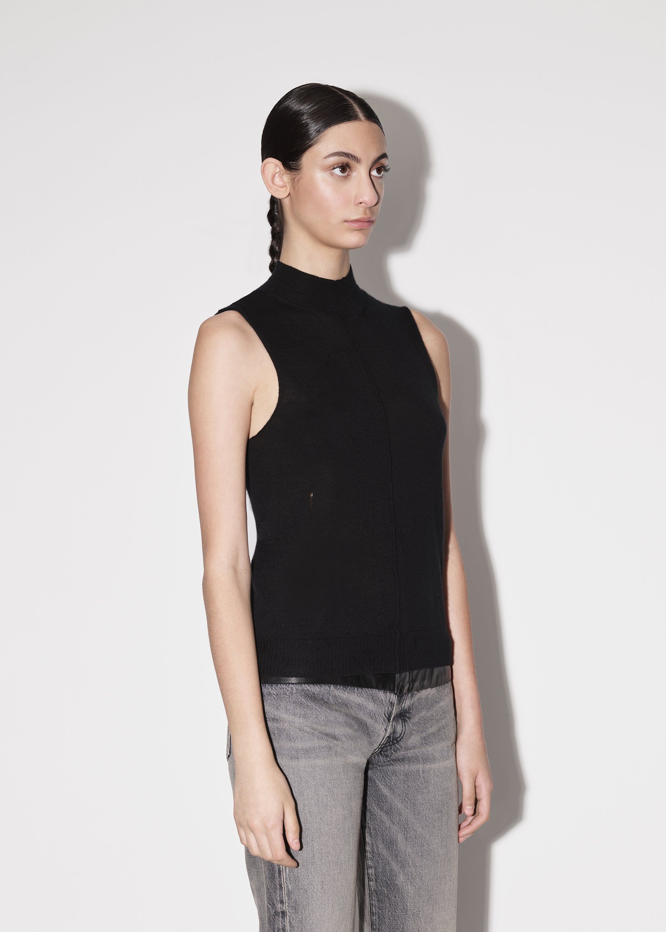 WOMEN - MOCK NECK HALTER - BLACK sold by AMIRI product image thumbnail 4