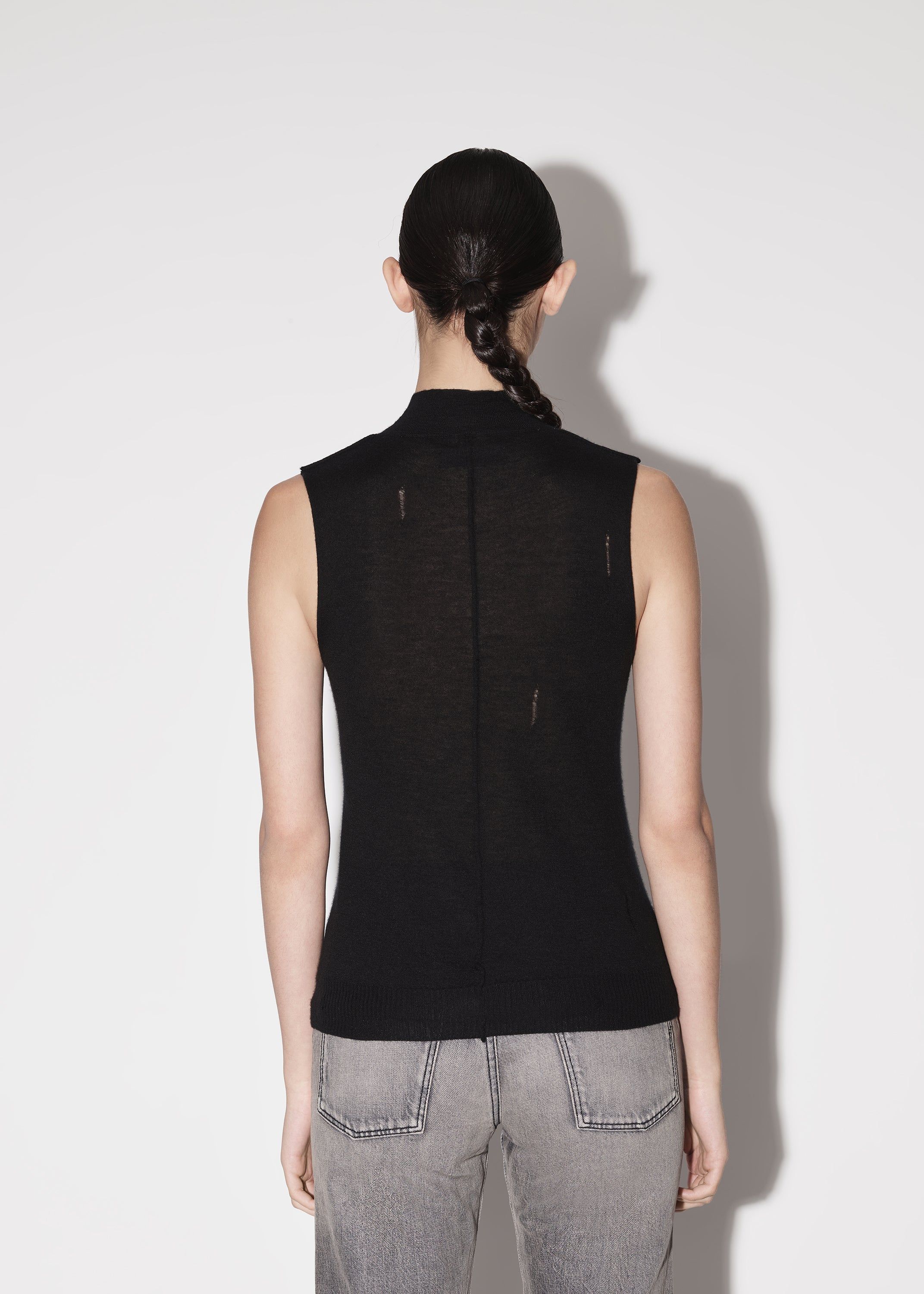 WOMEN - MOCK NECK HALTER - BLACK sold by AMIRI product image thumbnail 5