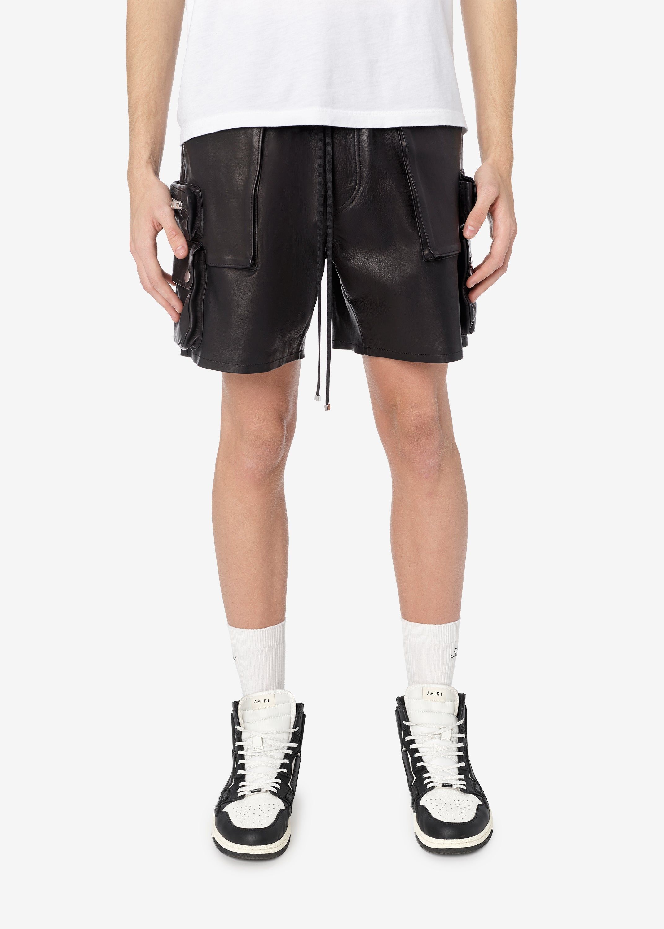 LEATHER TACTICAL SHORT - BLACK sold by AMIRI product image thumbnail 2