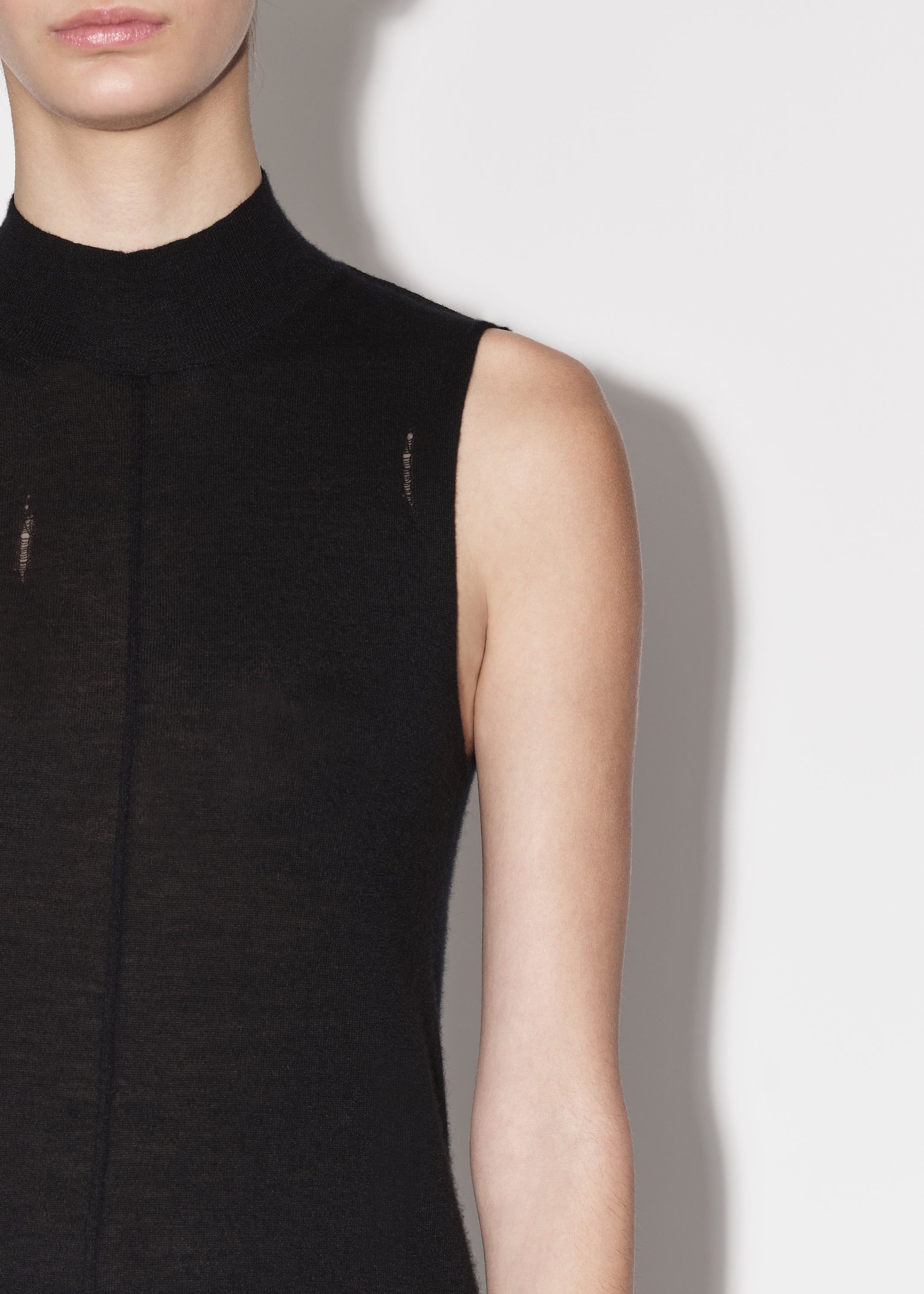 WOMEN - MOCK NECK HALTER - BLACK sold by AMIRI product image thumbnail 6
