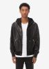 LEATHER ZIP HOODIE - BLACK sold by AMIRI