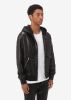 LEATHER ZIP HOODIE - BLACK sold by AMIRI