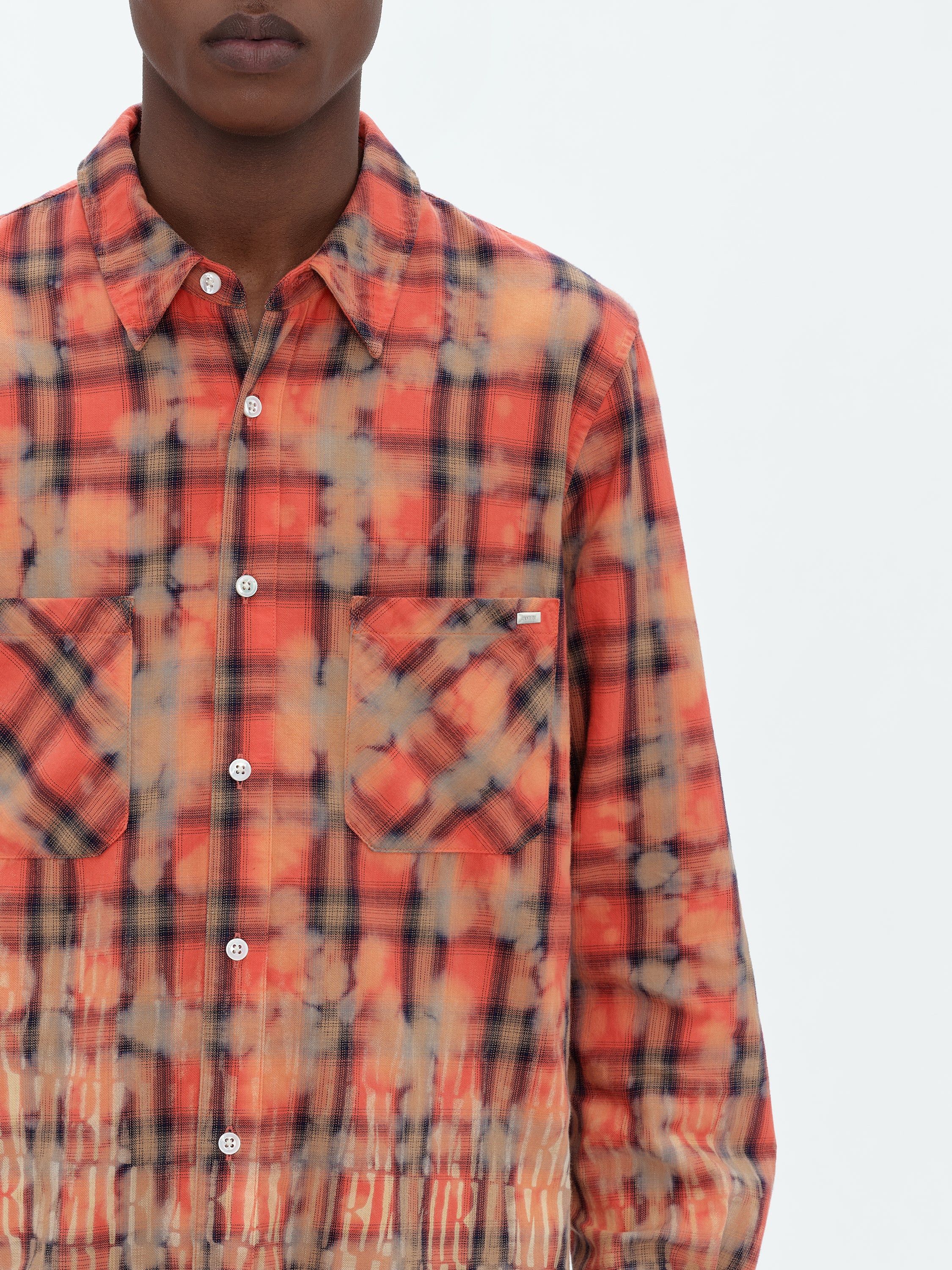 BLEACH AMIRI LOGO FLANNEL - RED sold by AMIRI product image thumbnail 5