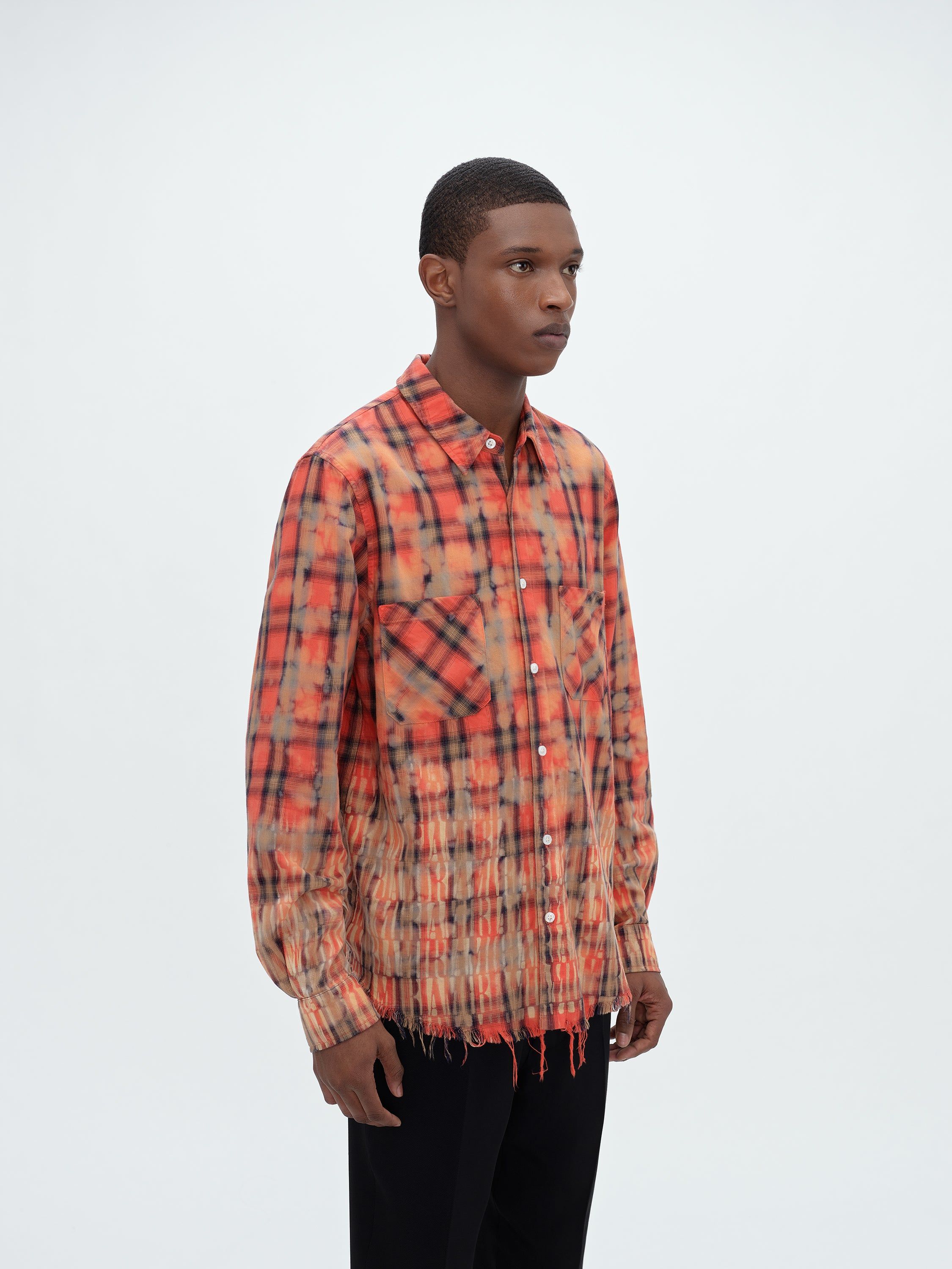 BLEACH AMIRI LOGO FLANNEL - RED sold by AMIRI product image thumbnail 3