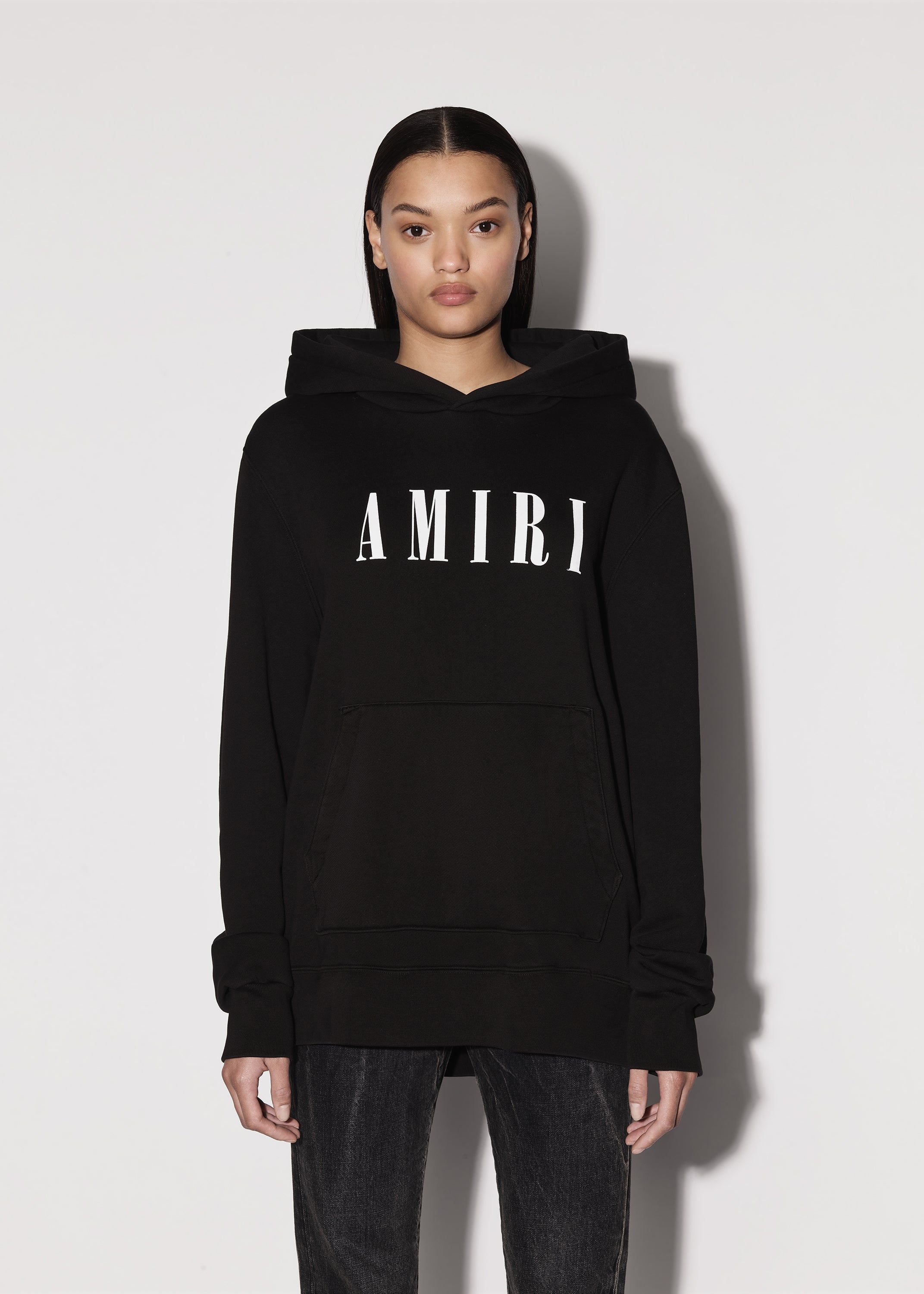 WOMEN - OVERSIZED HOODIE - BLACK sold by AMIRI product image thumbnail 3