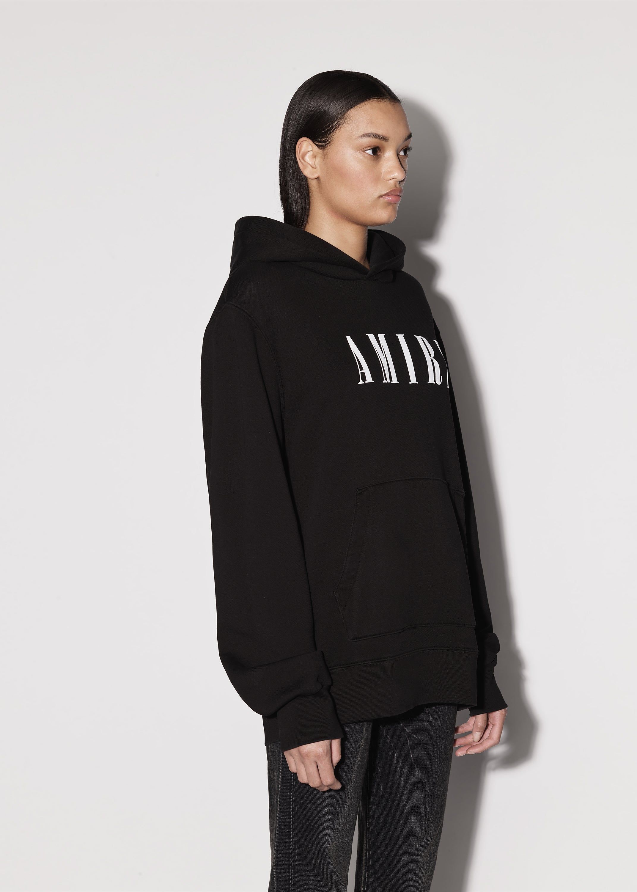 WOMEN - OVERSIZED HOODIE - BLACK sold by AMIRI product image thumbnail 4