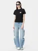 WOMEN - WOMEN'S MA CORE LOGO TEE - Black sold by AMIRI