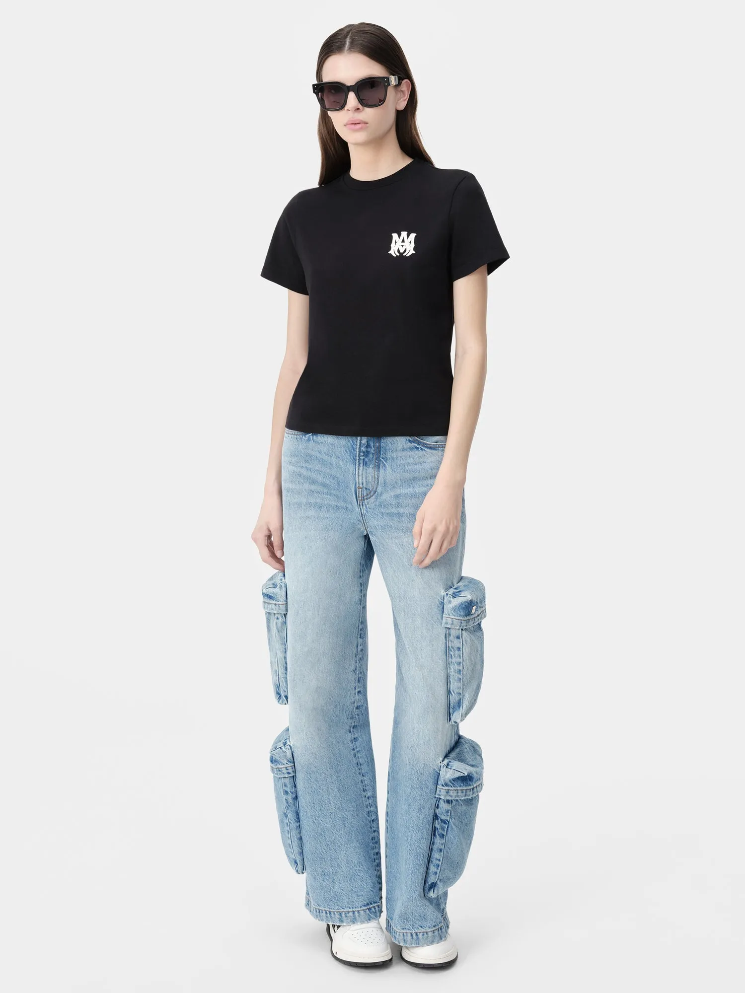 WOMEN - WOMEN'S MA CORE LOGO TEE - Black sold by AMIRI