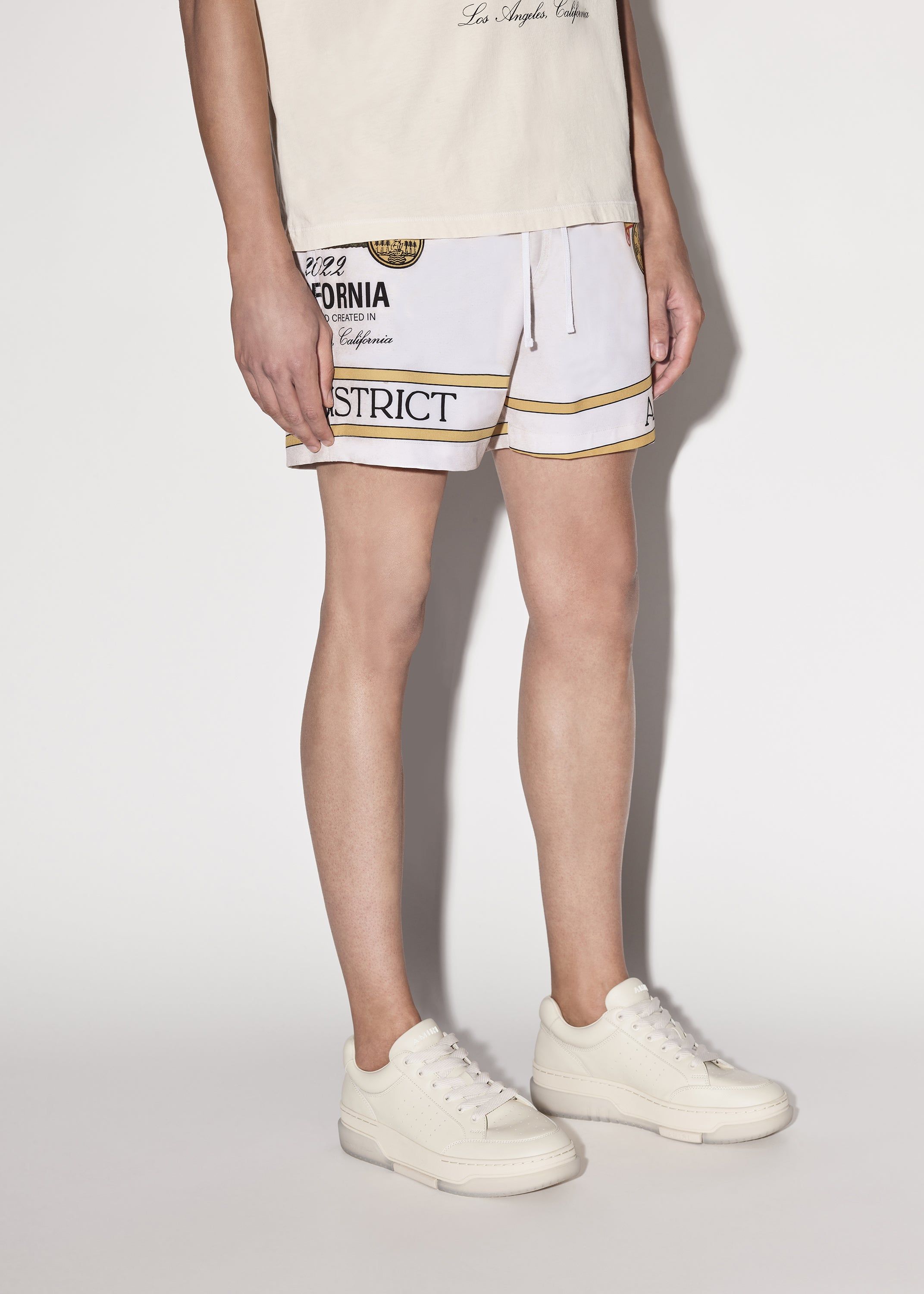 AMIRI RUM LABEL SWIM TRUNK - ALABASTER sold by AMIRI product image thumbnail 3