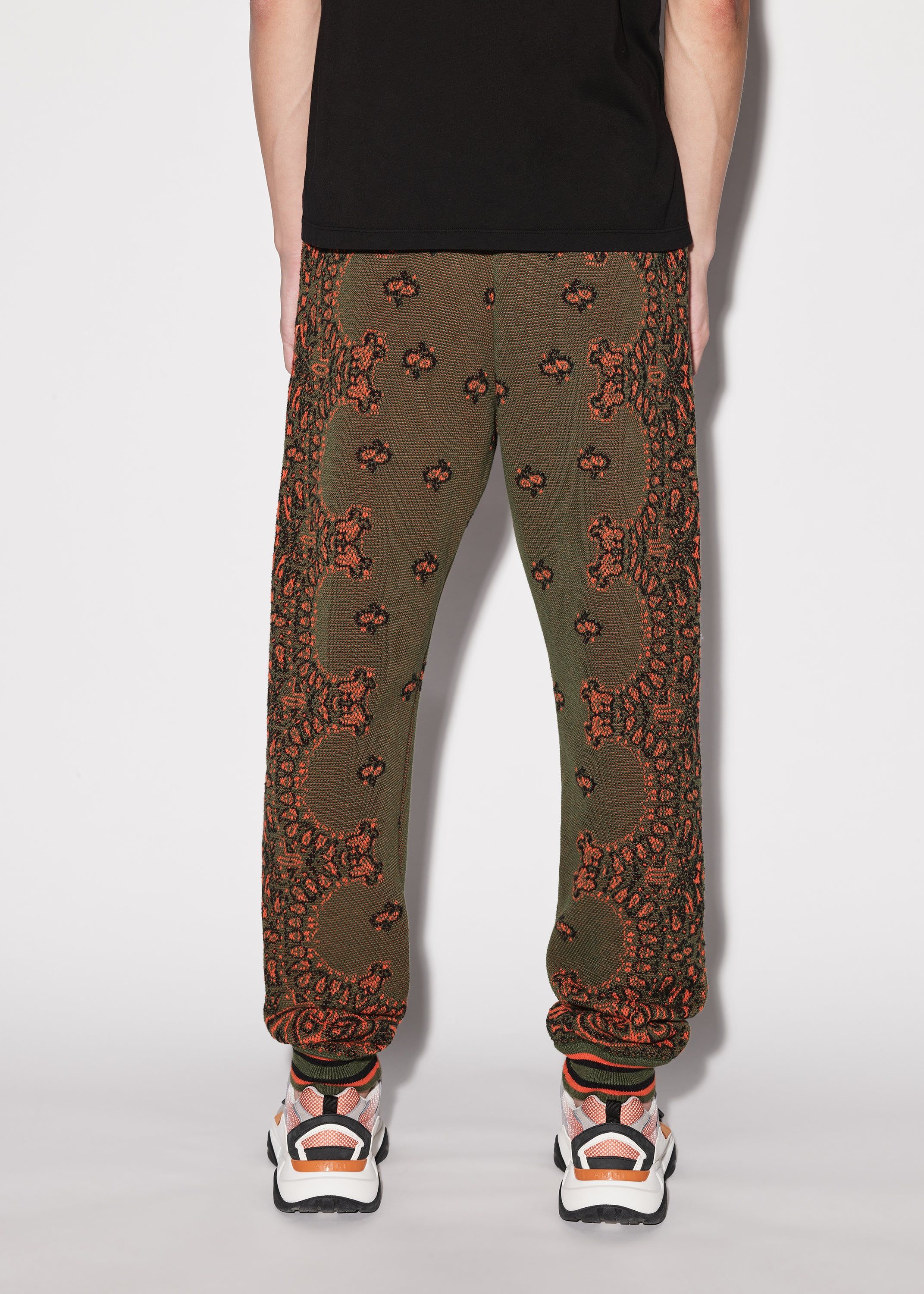 BANDANA B-BALL SWEATPANTS - GREEN / ORANGE sold by AMIRI product image thumbnail 4